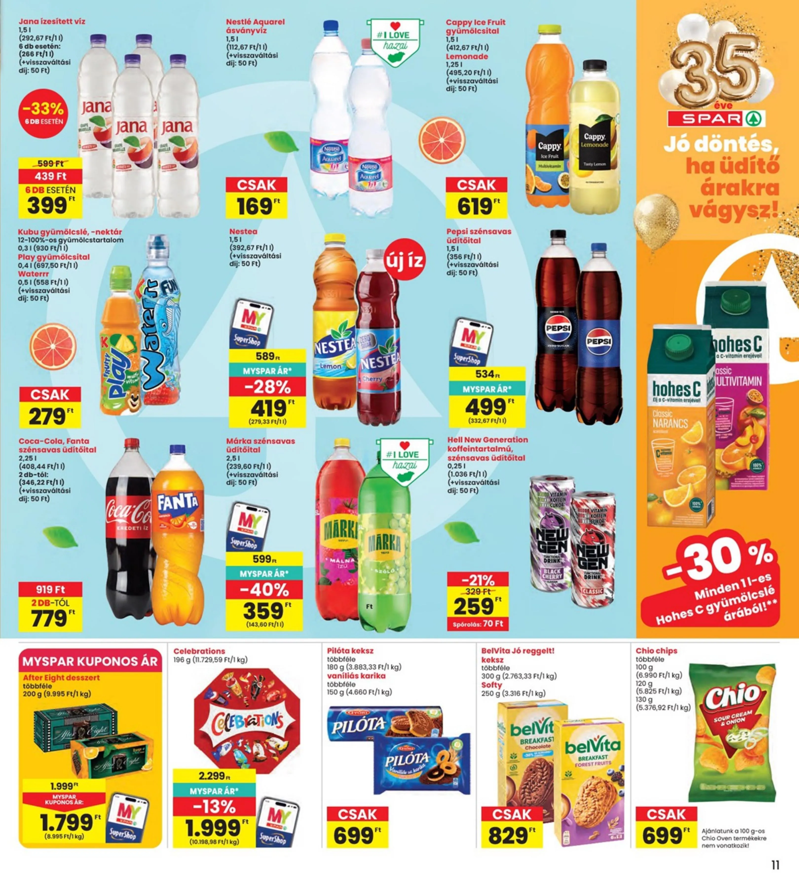 Interspar akciós újság 04.23–04.29 – 11. oldal