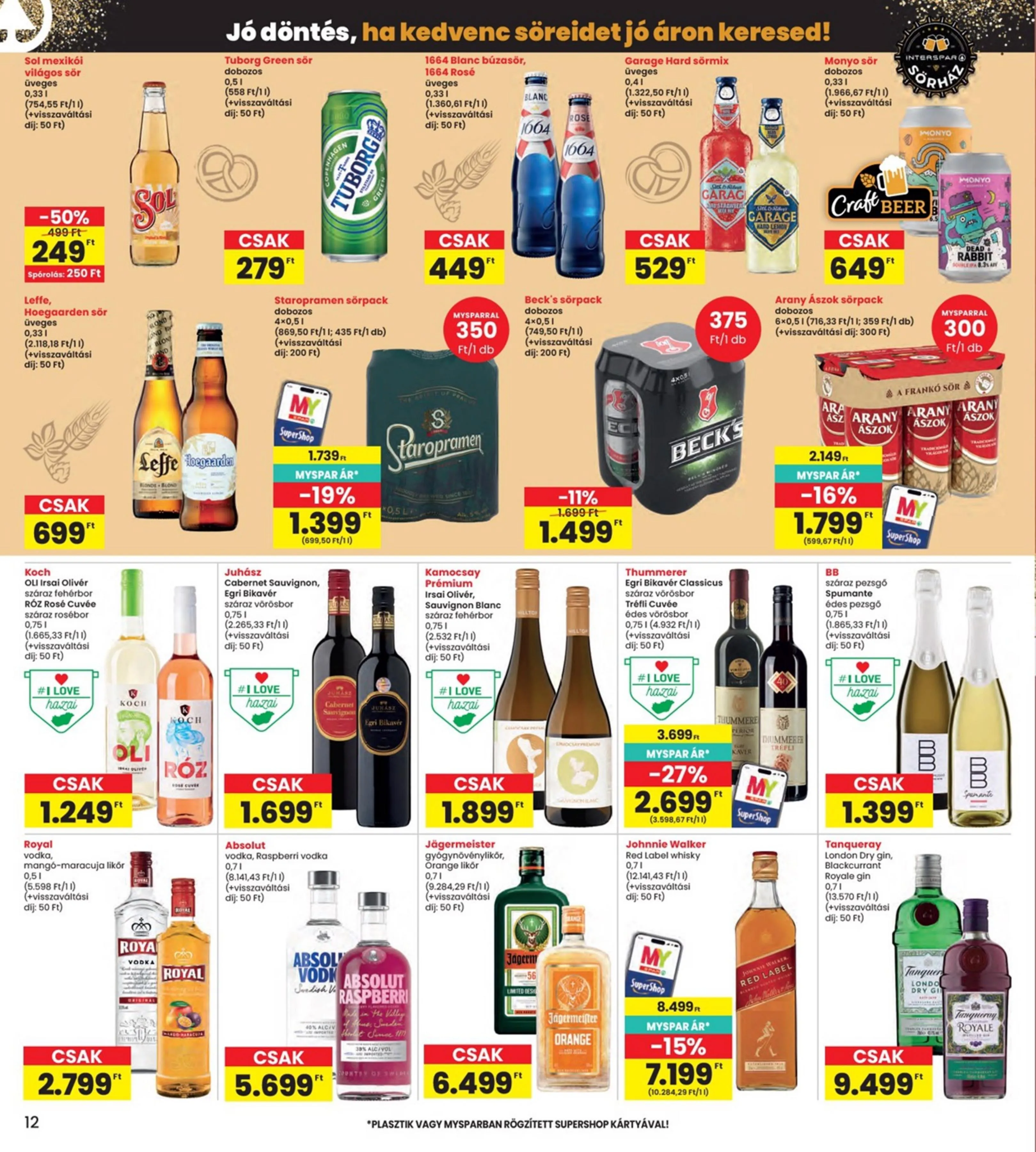 Interspar akciós újság 04.23–04.29 – 12. oldal