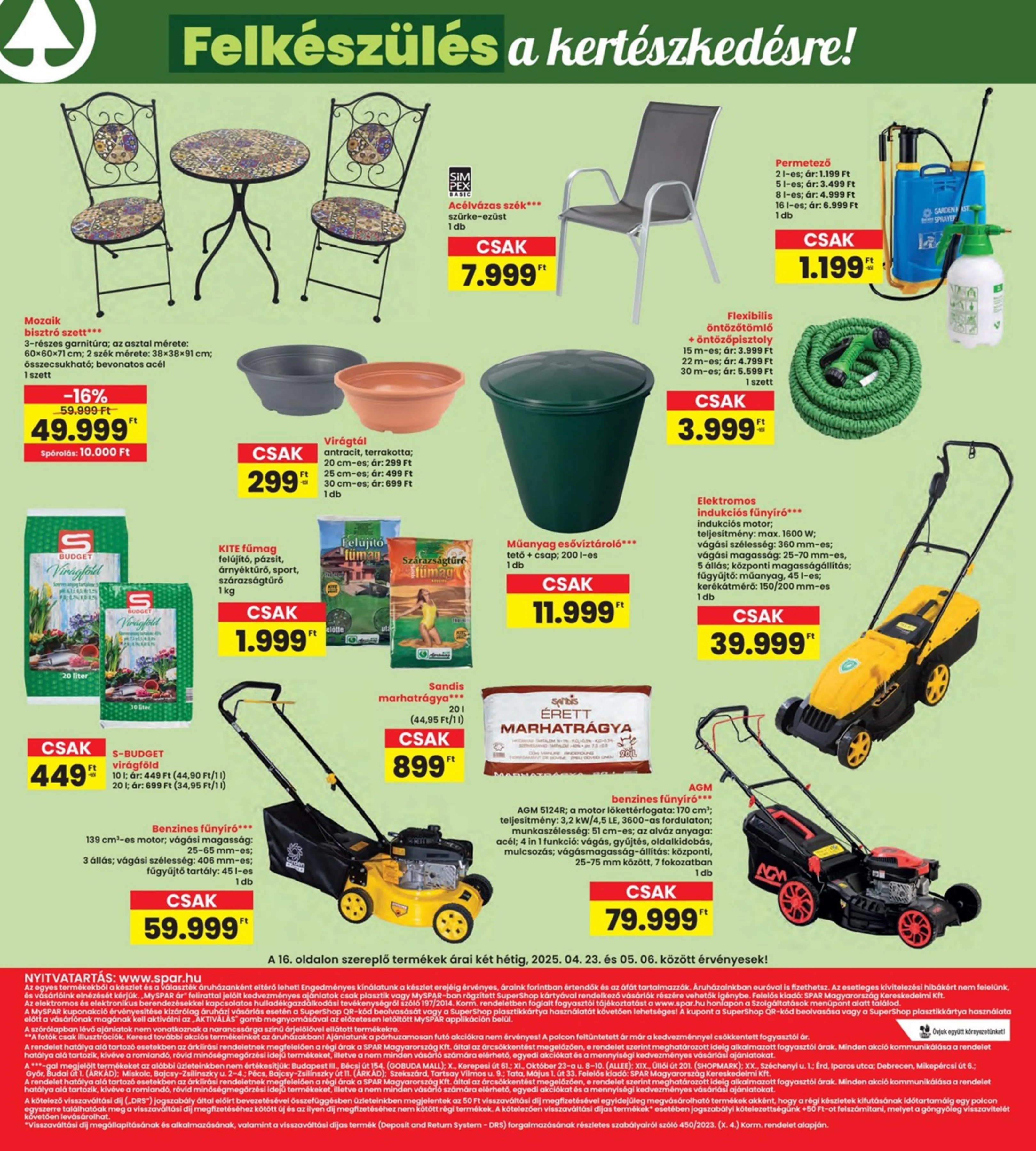 Interspar akciós újság 04.23–04.29 – 16. oldal