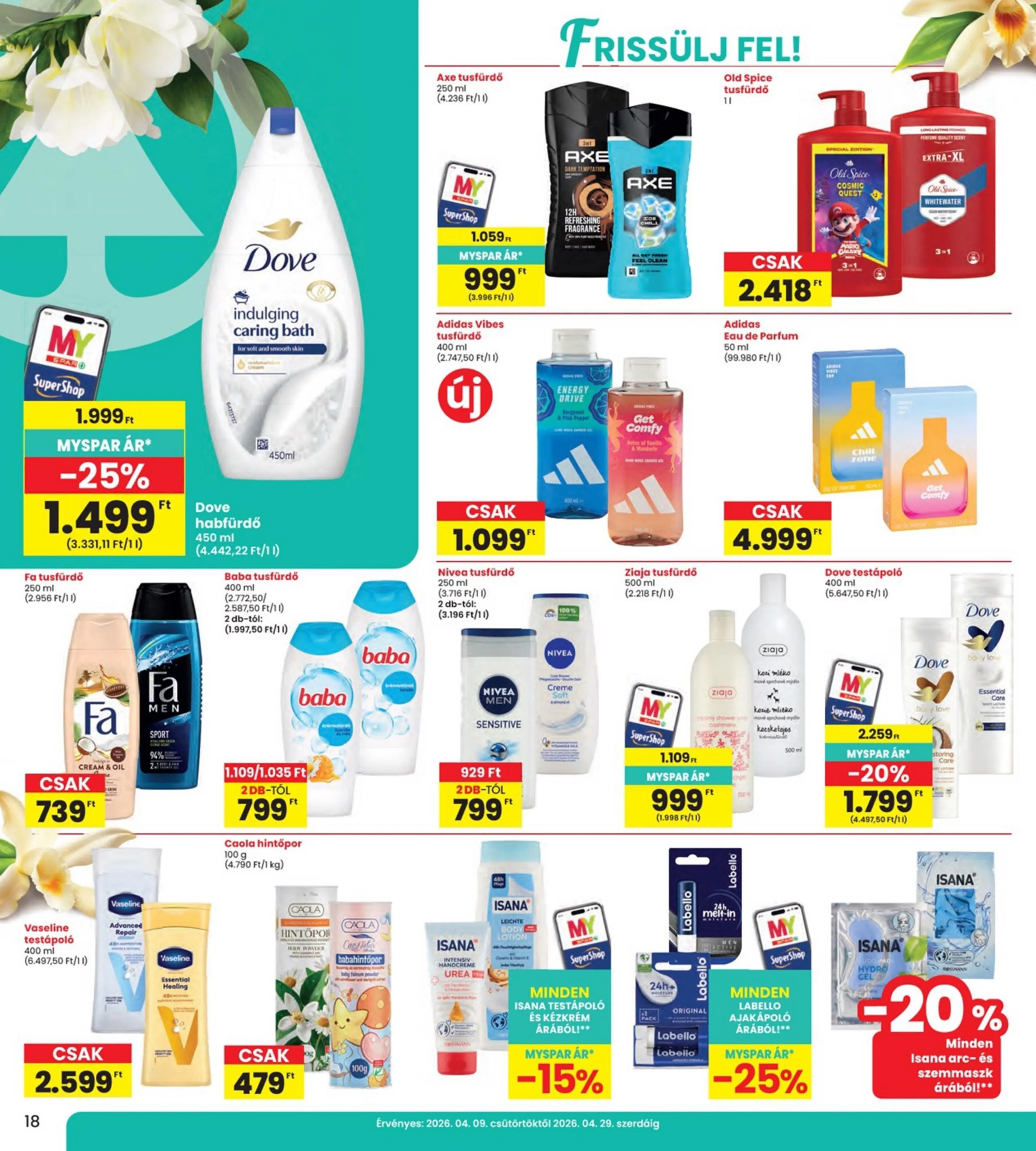 Interspar akciós újság 04.23–04.29 – 18. oldal