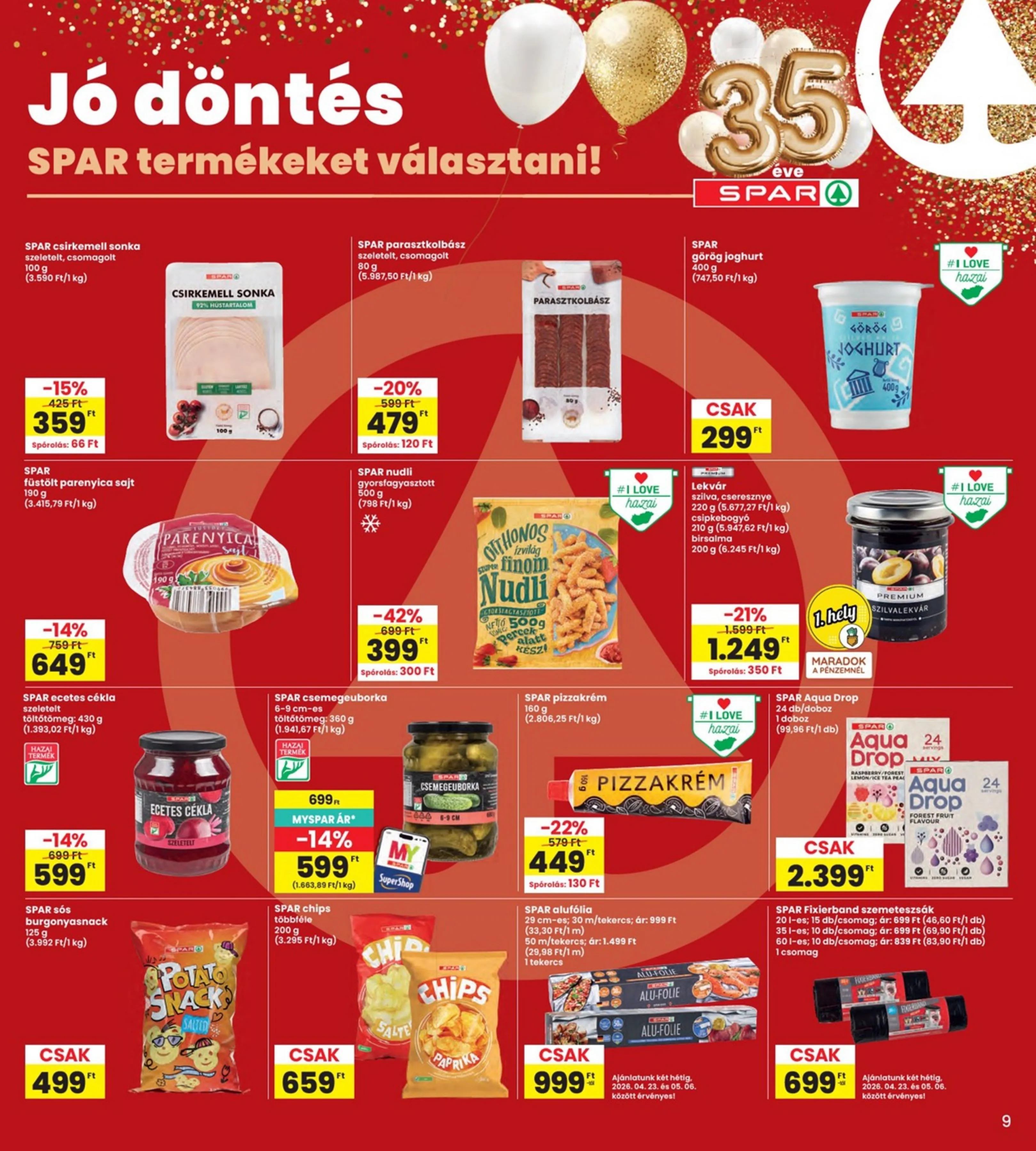 Interspar akciós újság 04.23–04.29 – 9. oldal