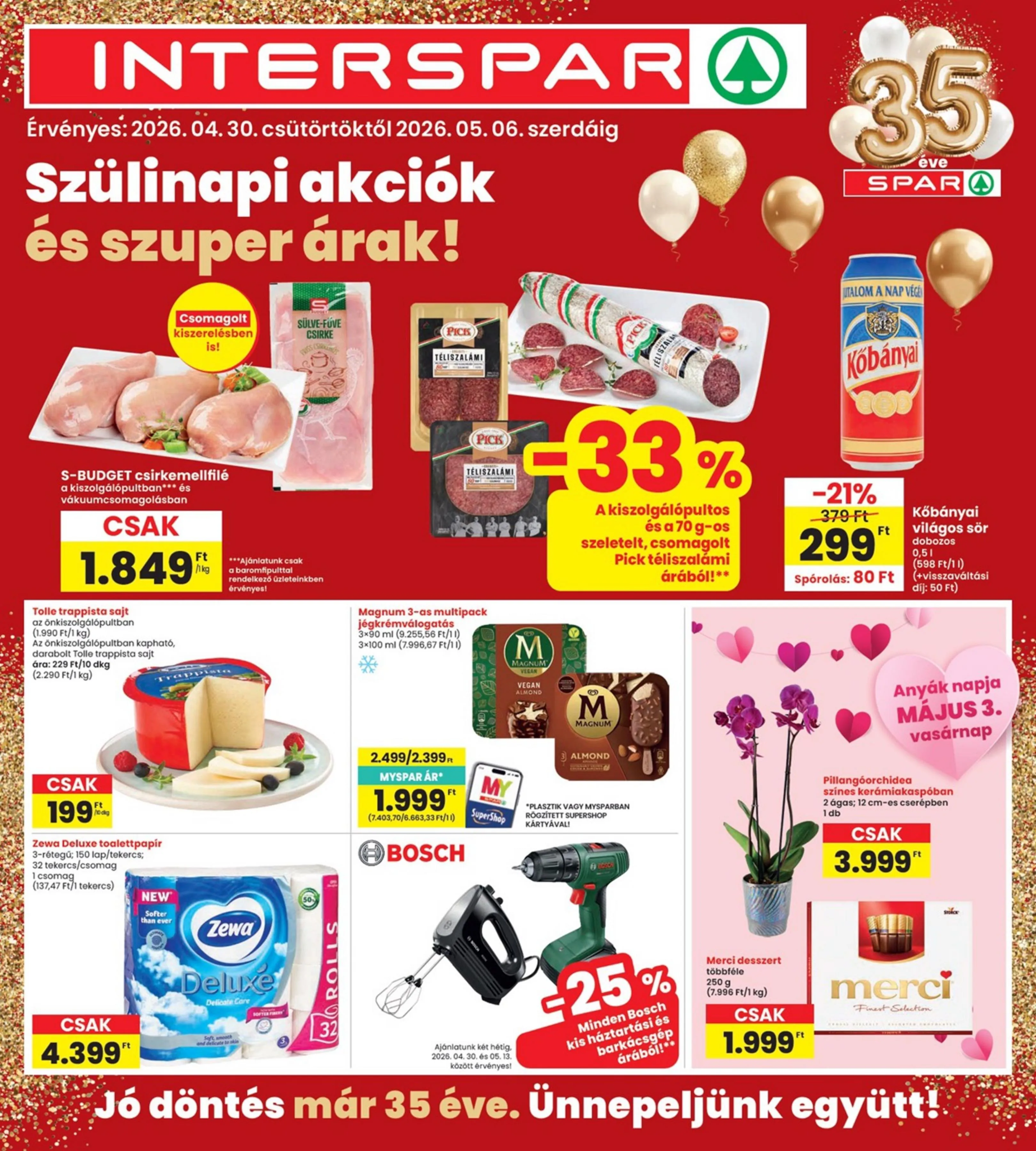 Interspar akciós újság 04.30–05.06