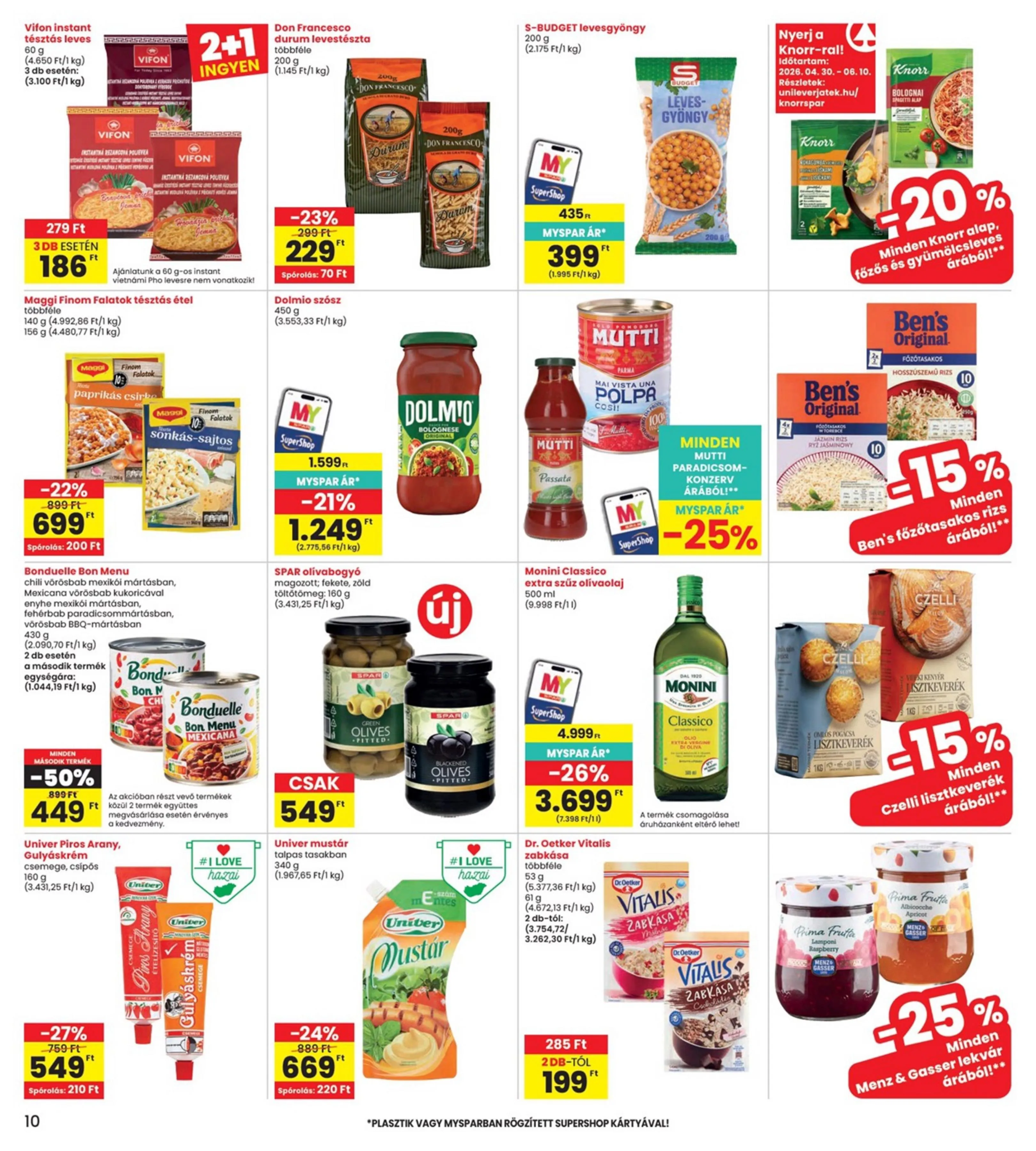 Interspar akciós újság 04.30–05.06 – 10. oldal