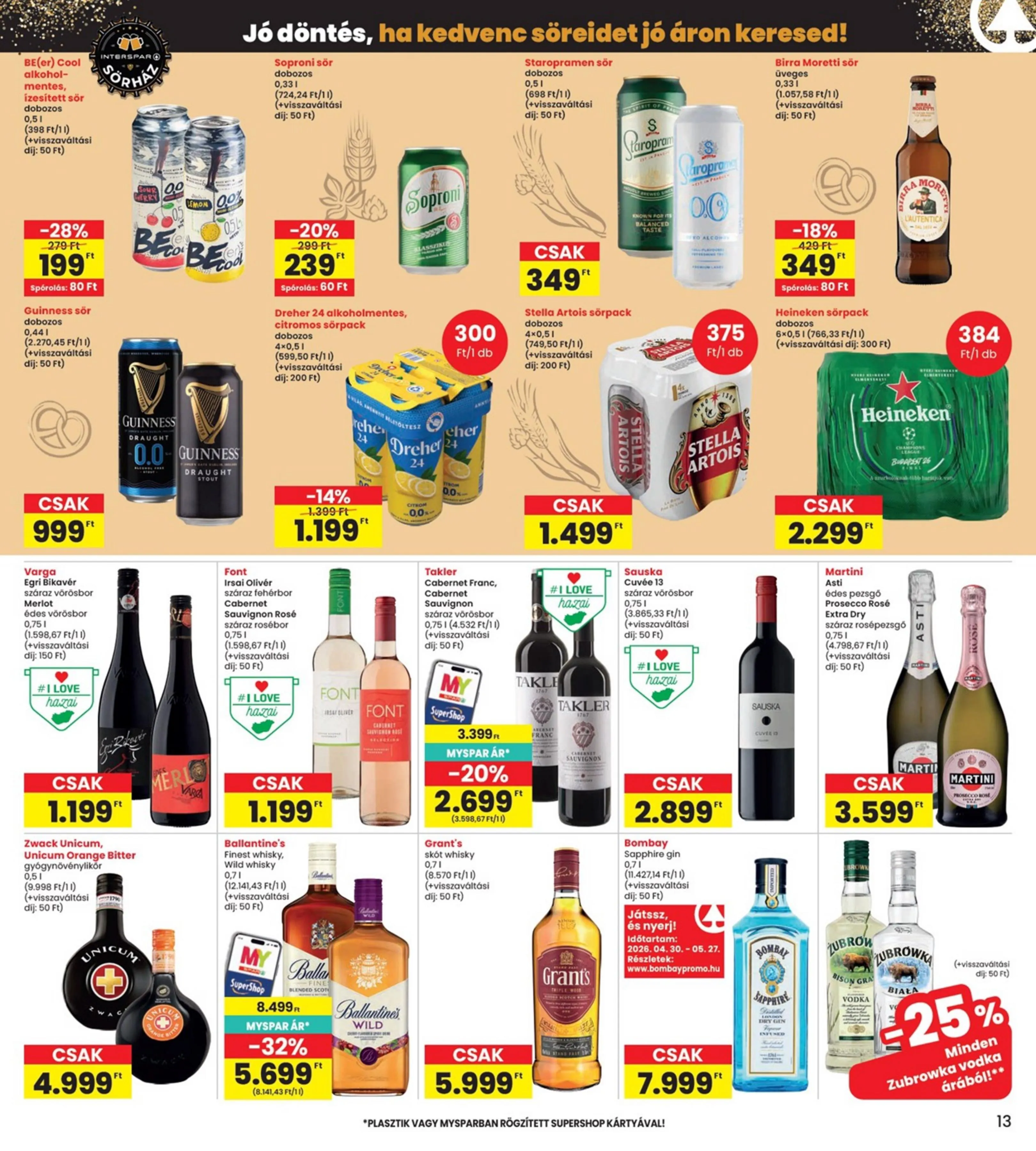 Interspar akciós újság 04.30–05.06 – 13. oldal