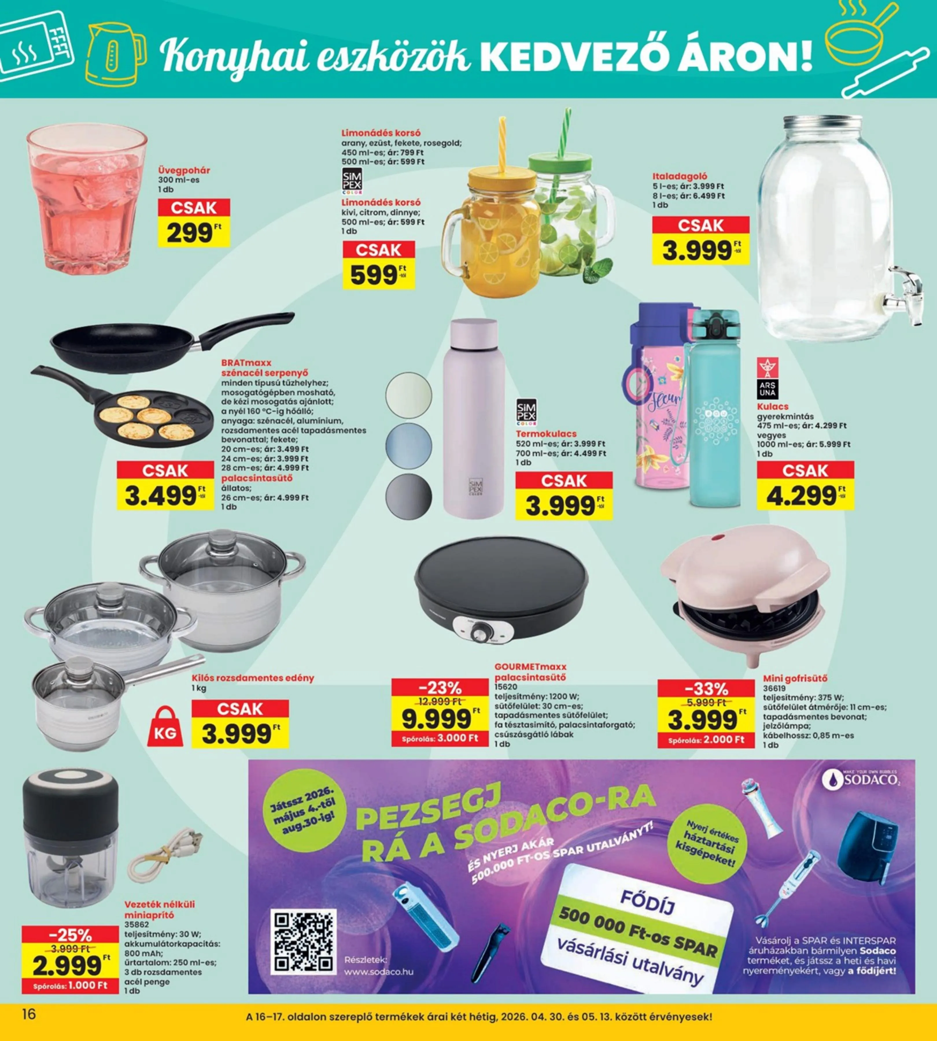 Interspar akciós újság 04.30–05.06 – 16. oldal