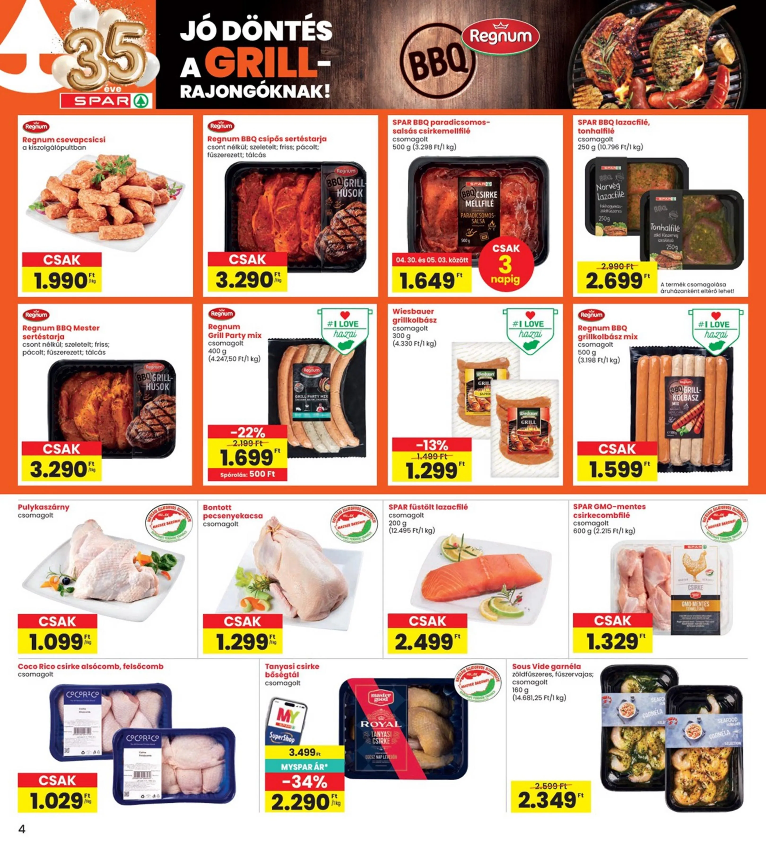 Interspar akciós újság 04.30–05.06 – 4. oldal