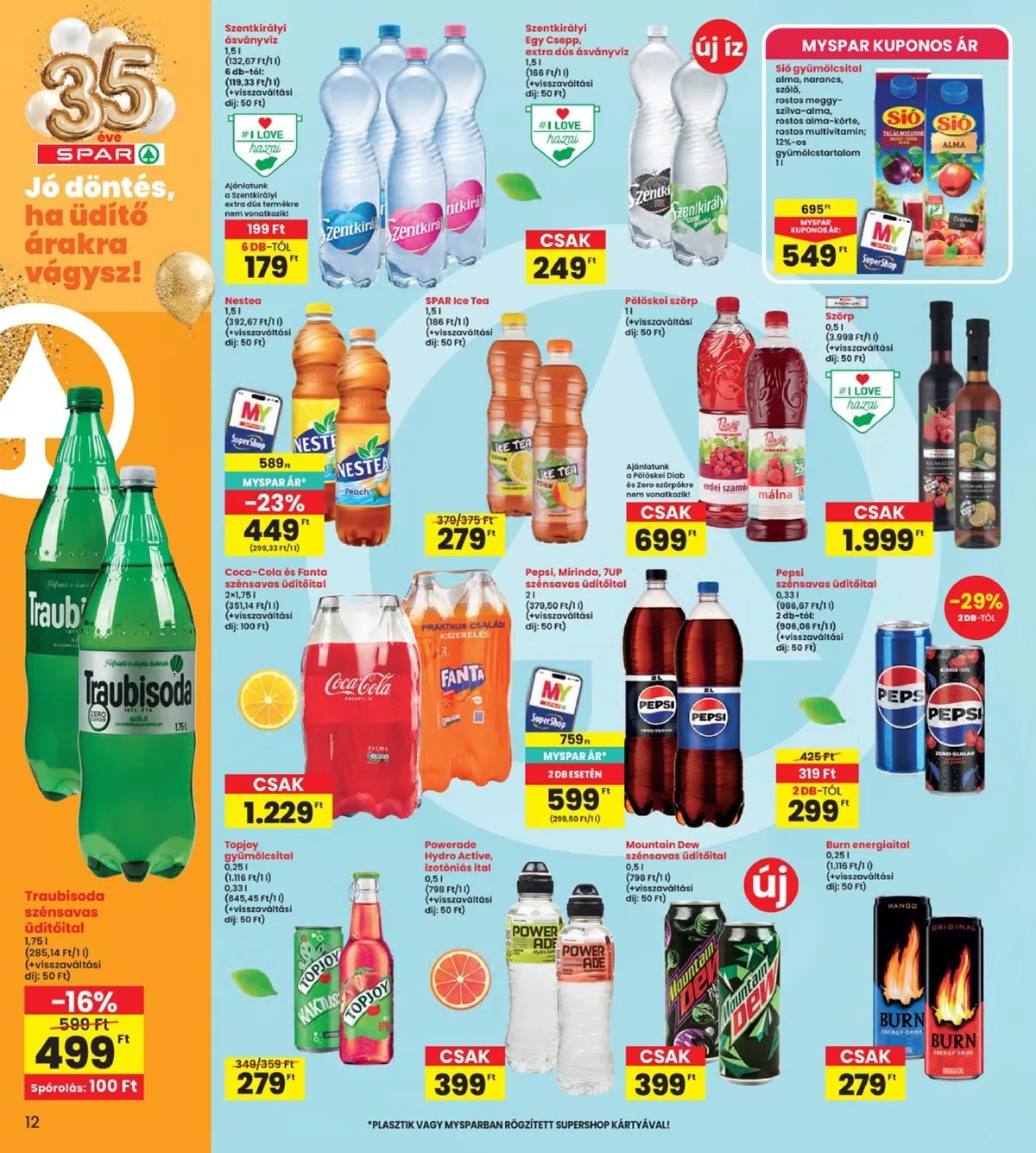 Interspar akciós újság 05.07–05.13 – 12. oldal