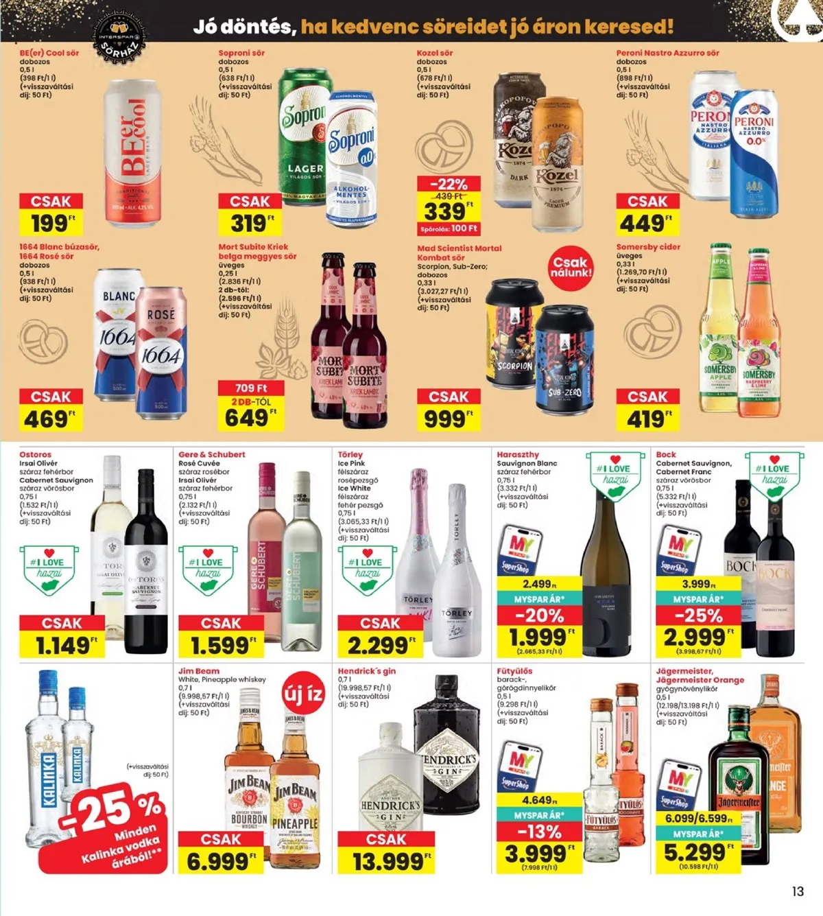 Interspar akciós újság 05.07–05.13 – 13. oldal