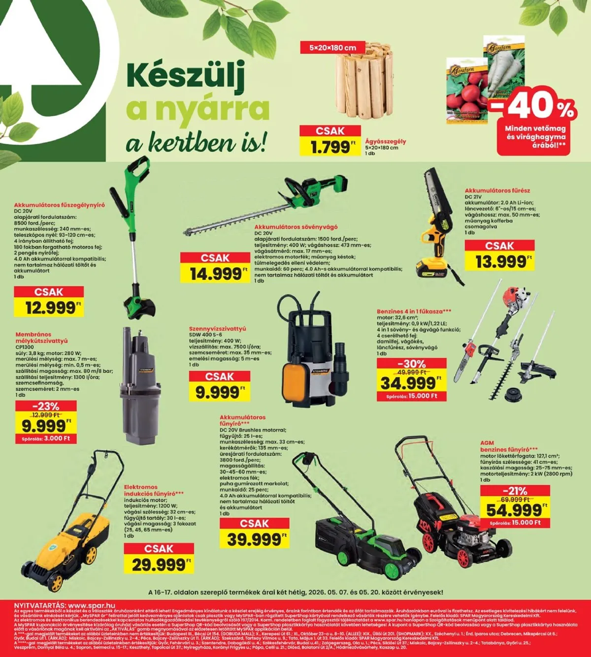 Interspar akciós újság 05.07–05.13 – 16. oldal