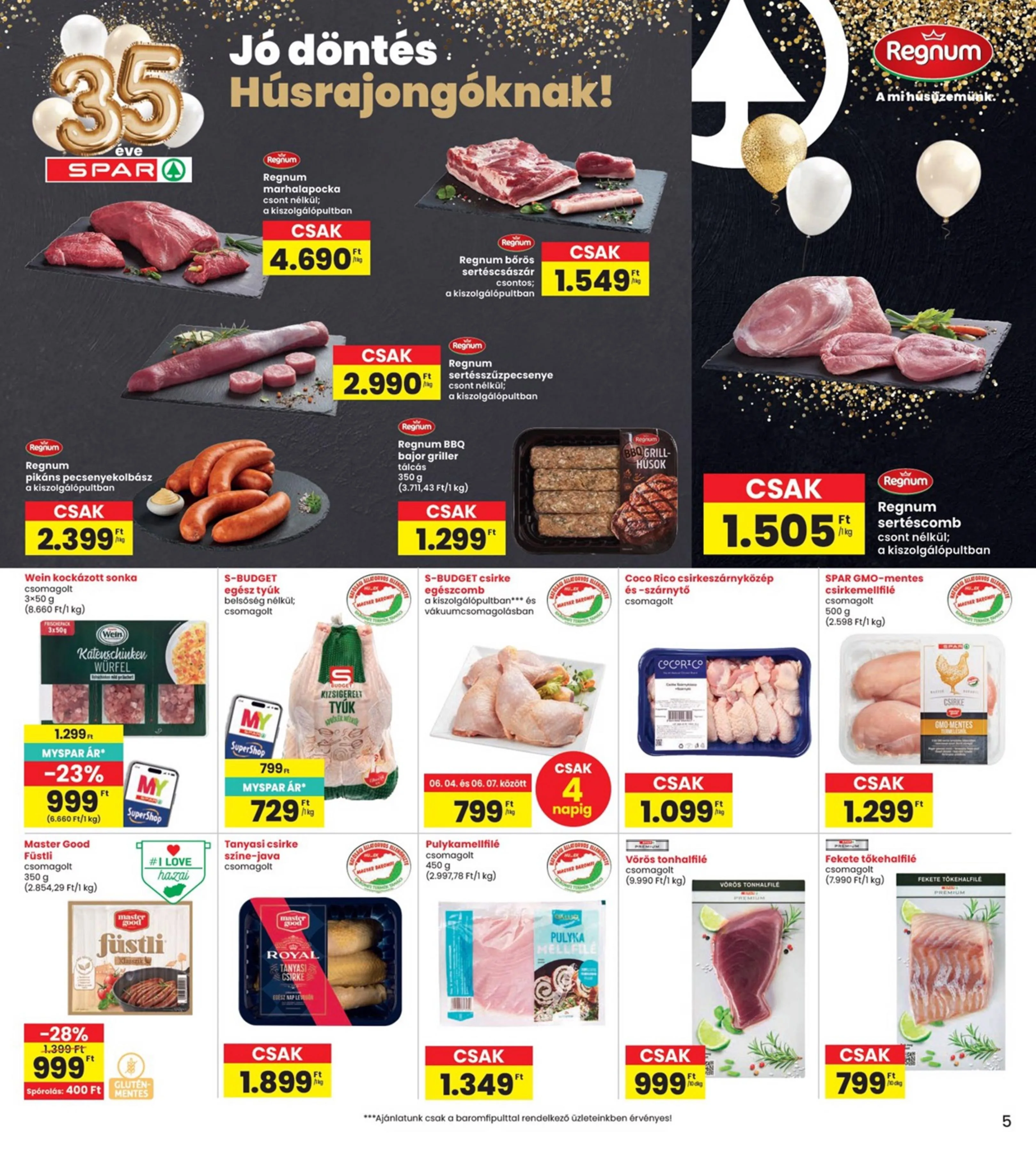 Interspar akciós újság 06.04–06.10 – 5. oldal