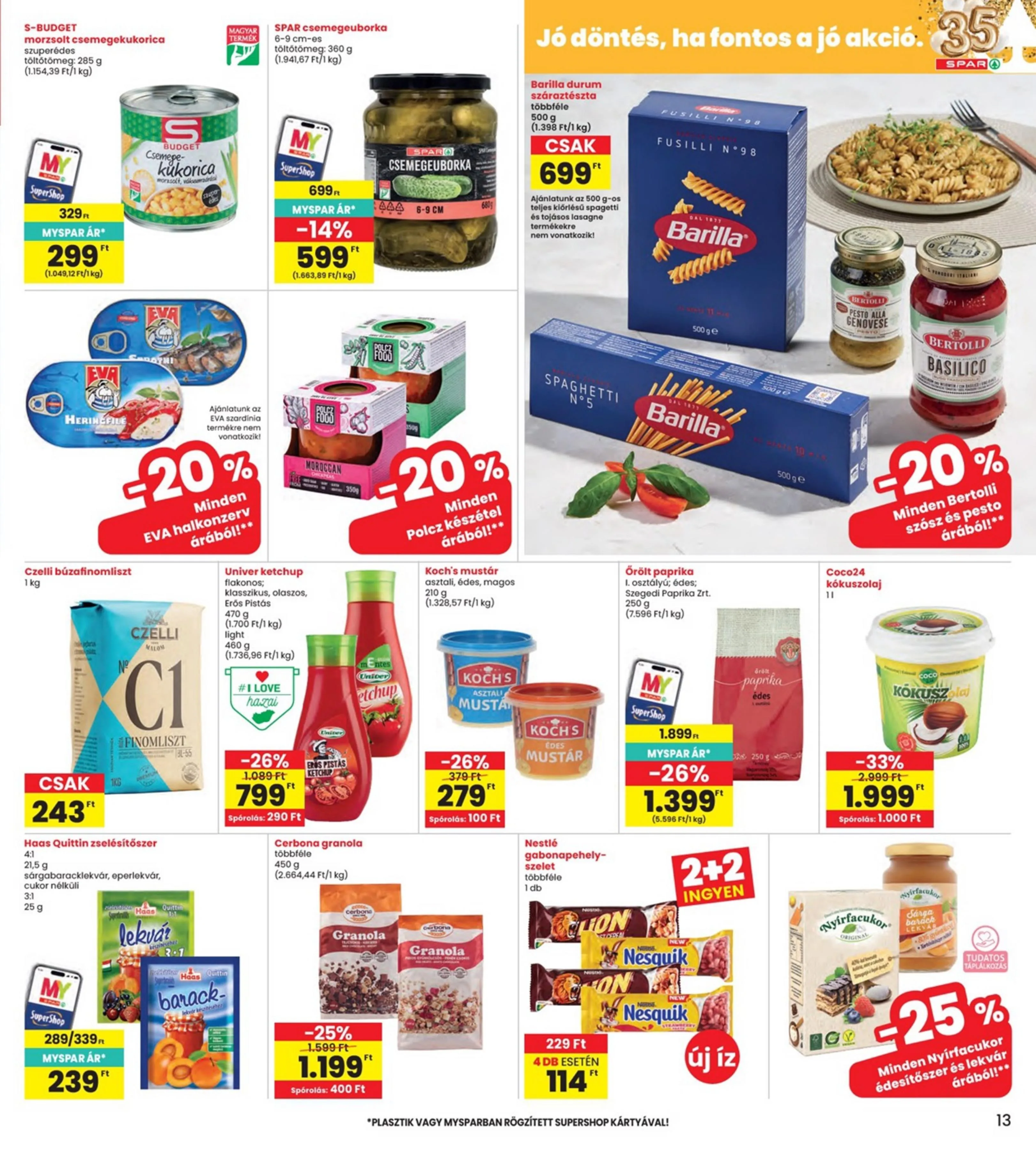 Interspar akciós újság 06.11–06.17 – 13. oldal