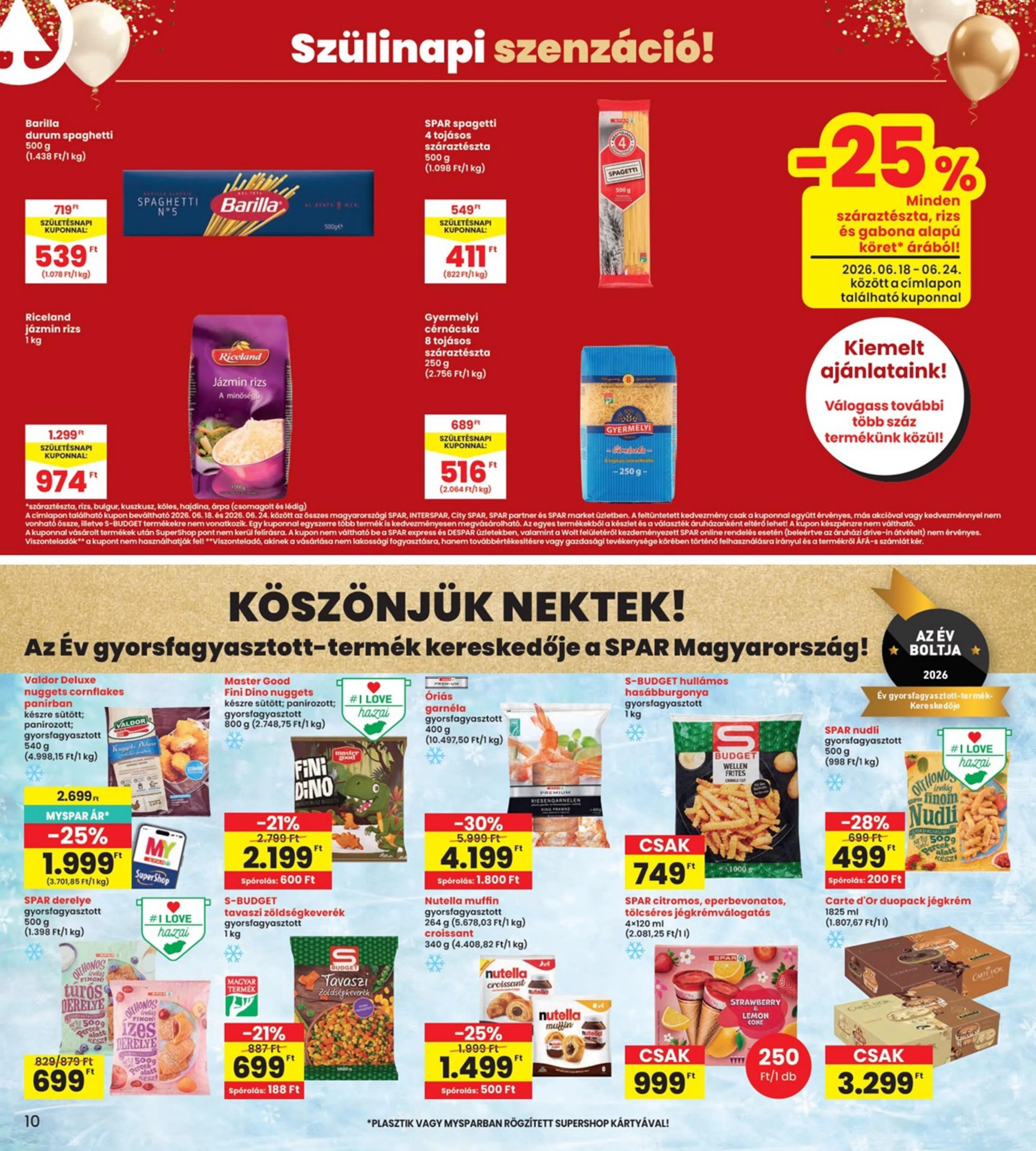 Interspar akciós újság 06.18–06.24 – 10. oldal