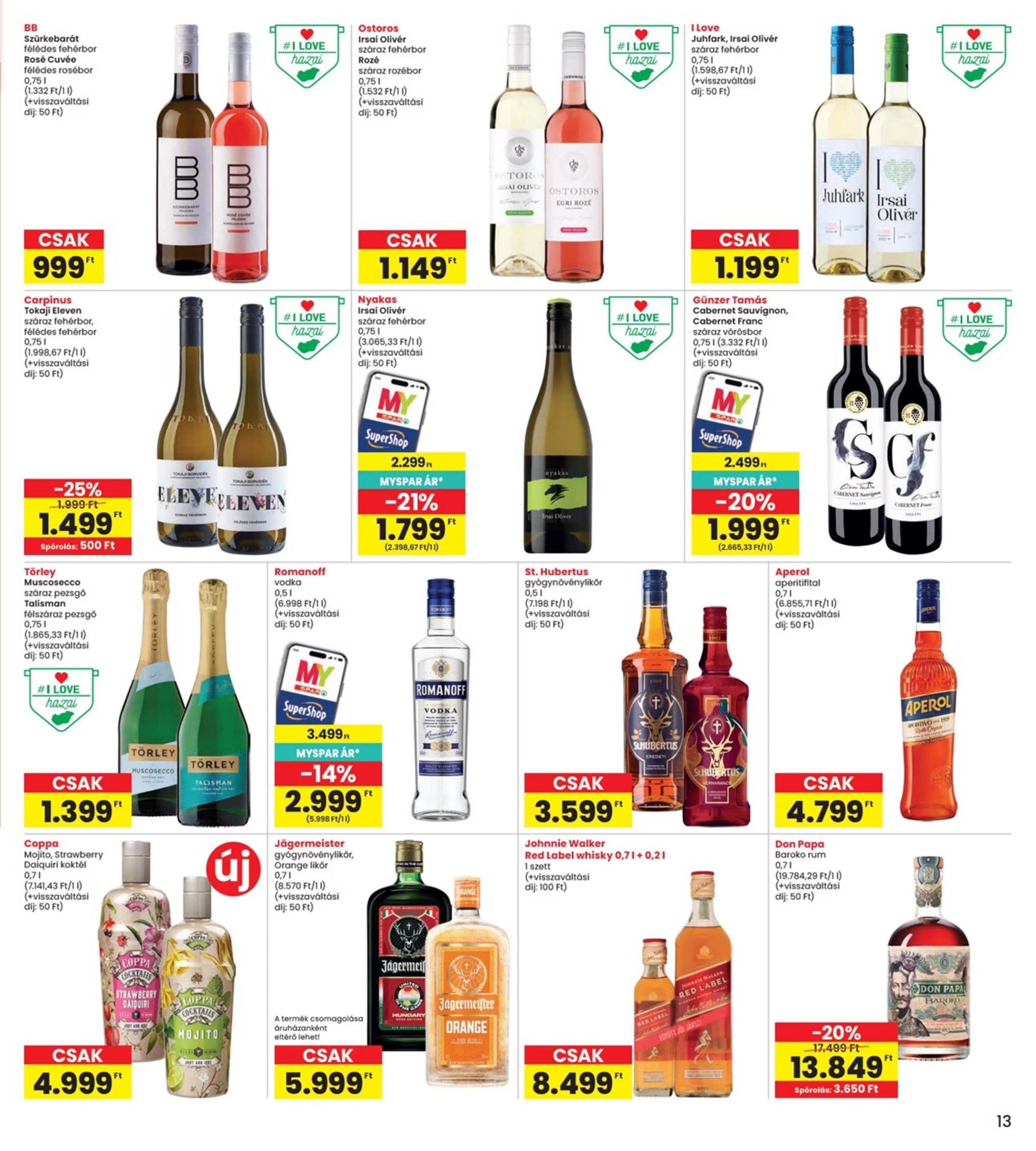 Interspar akciós újság 06.18–06.24 – 13. oldal