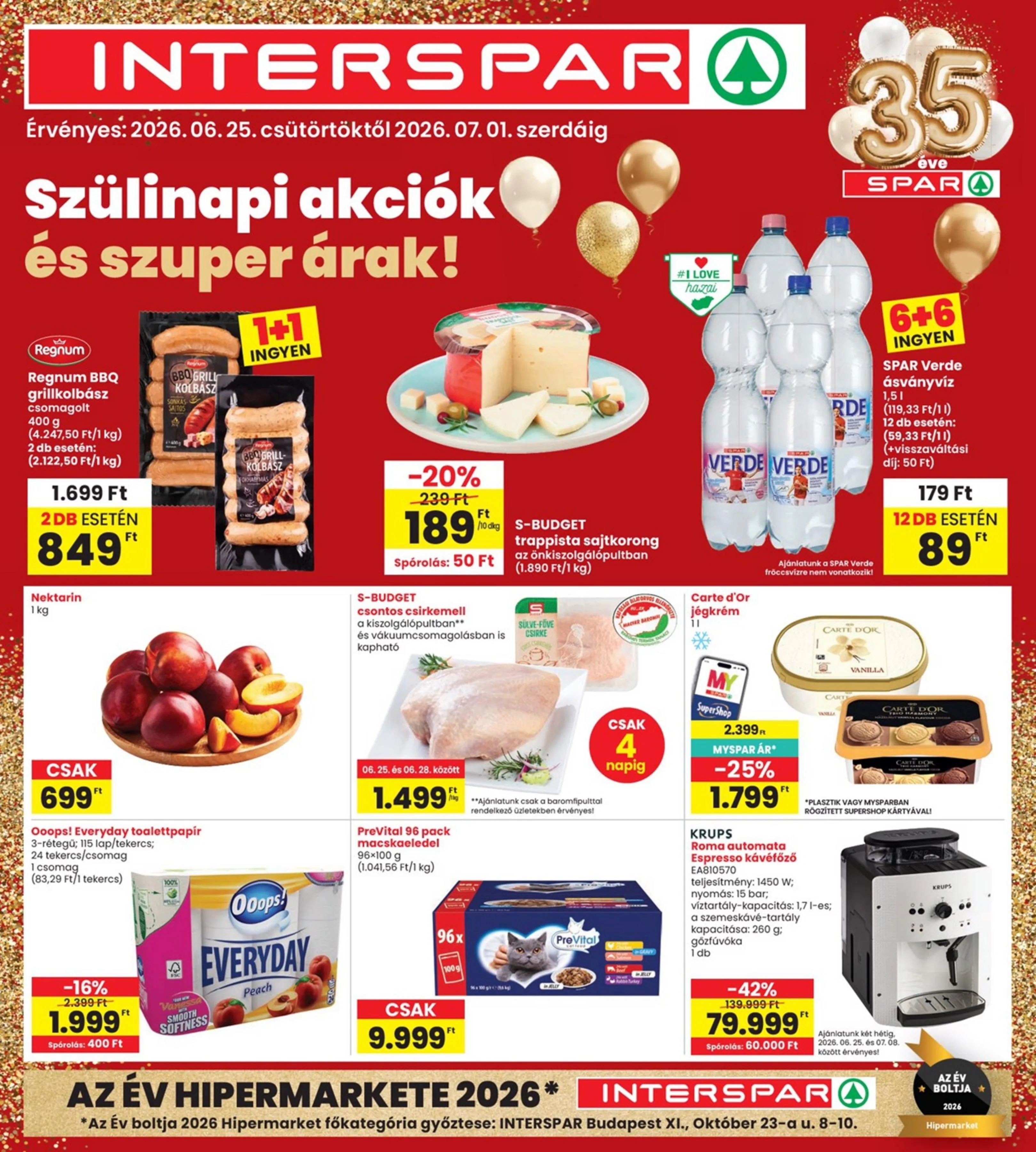 Interspar akciós újság 06.25–07.01