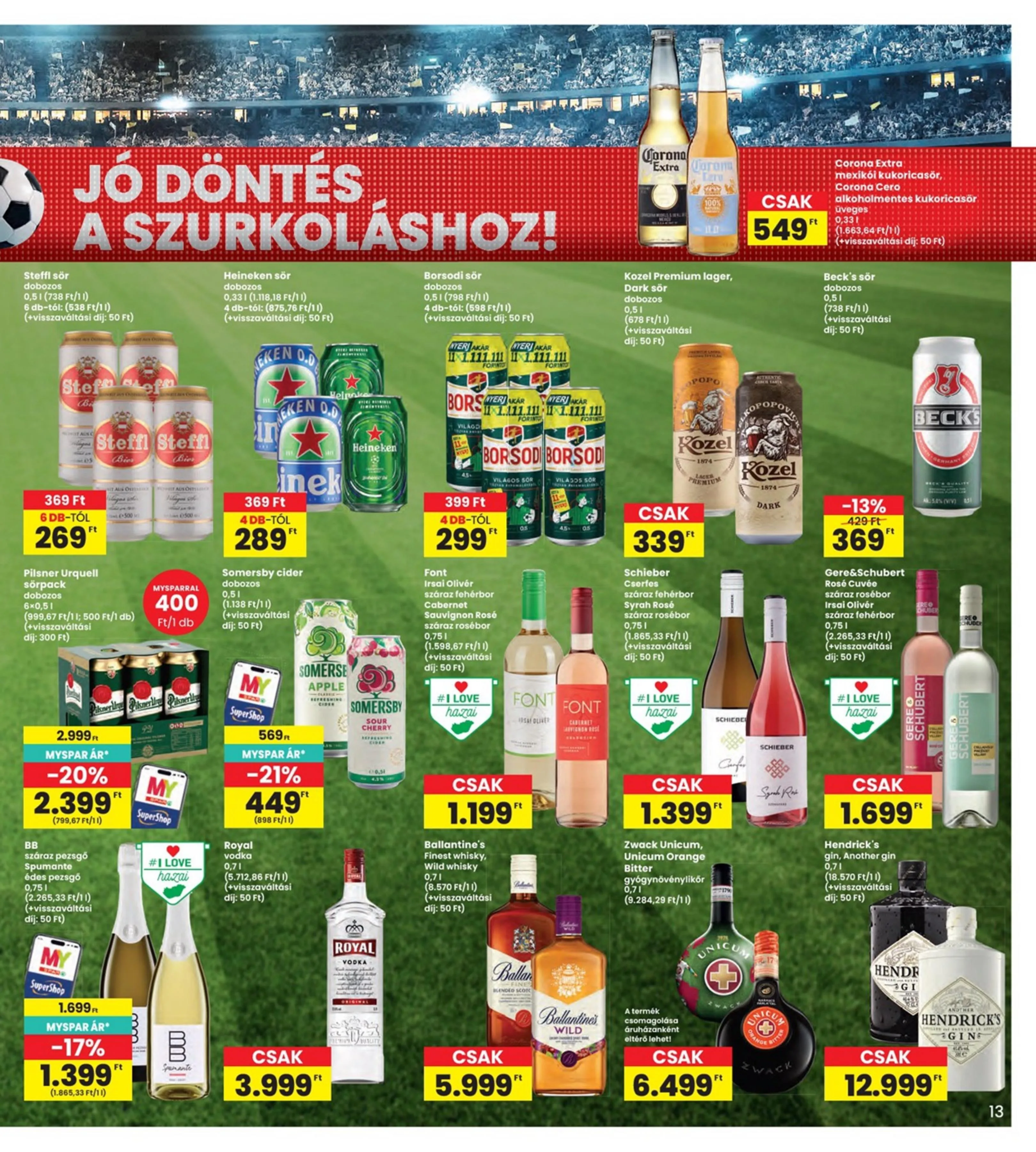 Interspar akciós újság 06.25–07.01 – 13. oldal