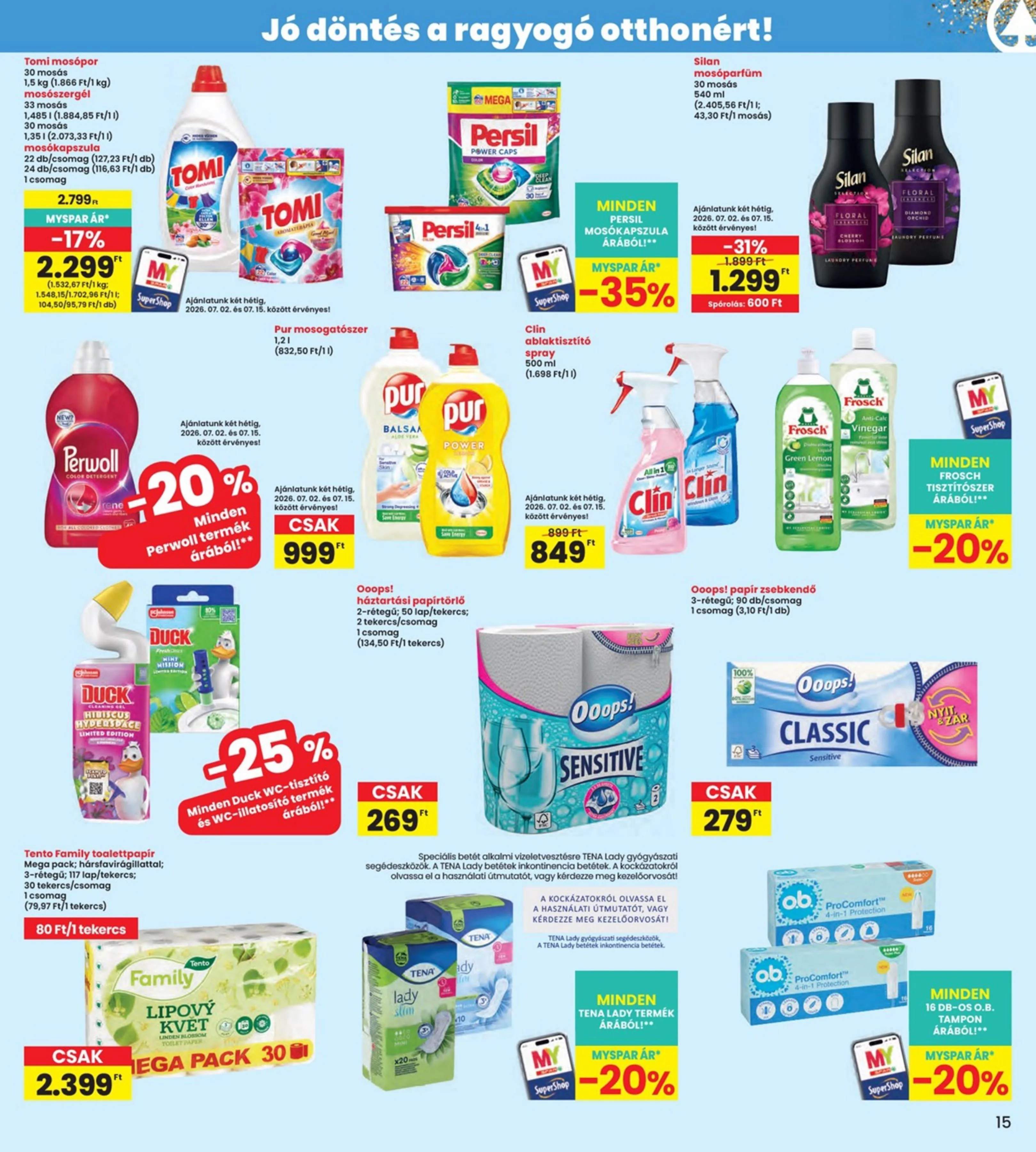 Interspar akciós újság 07.02–07.08 – 15. oldal