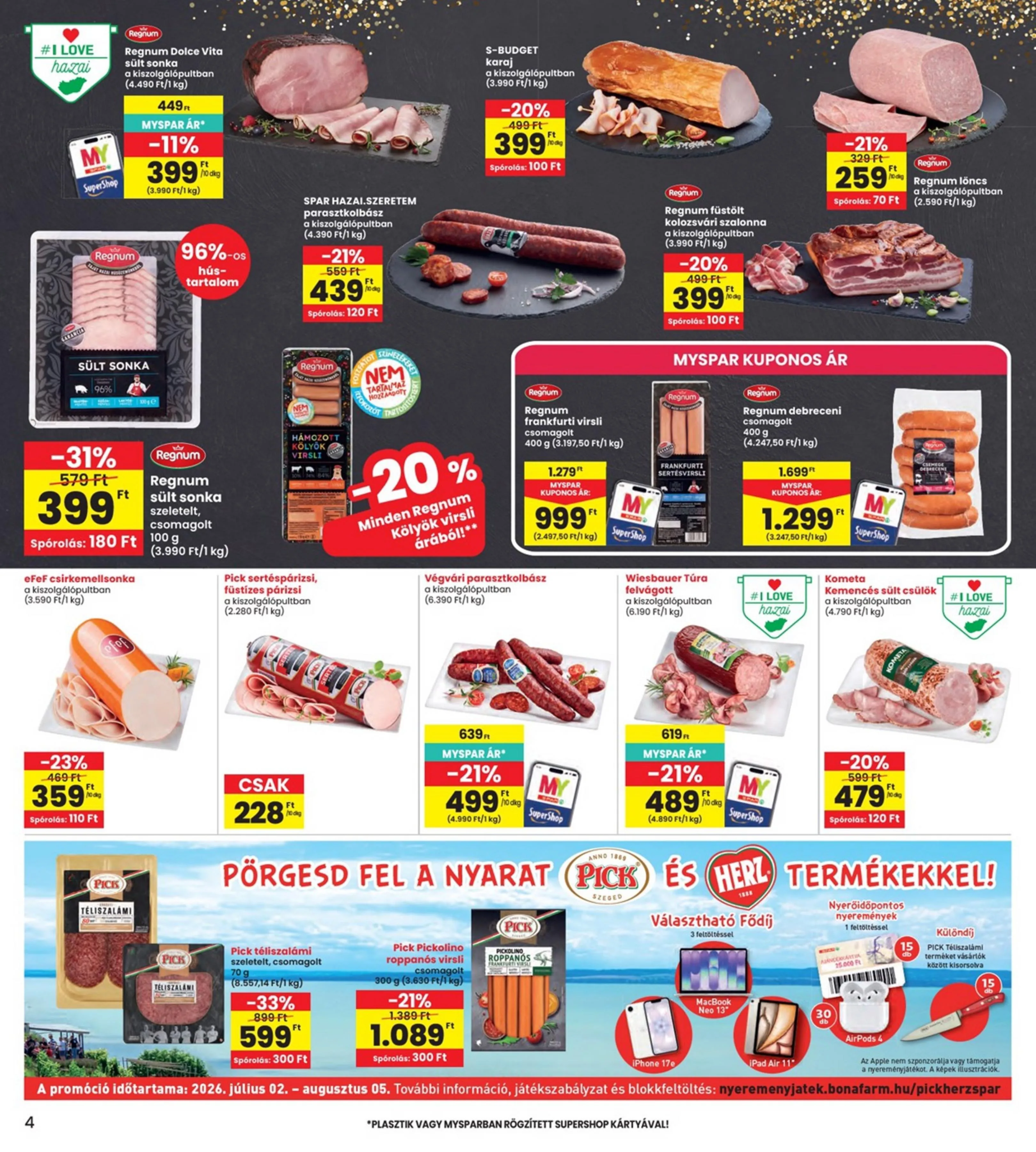 Interspar akciós újság 07.02–07.08 – 4. oldal