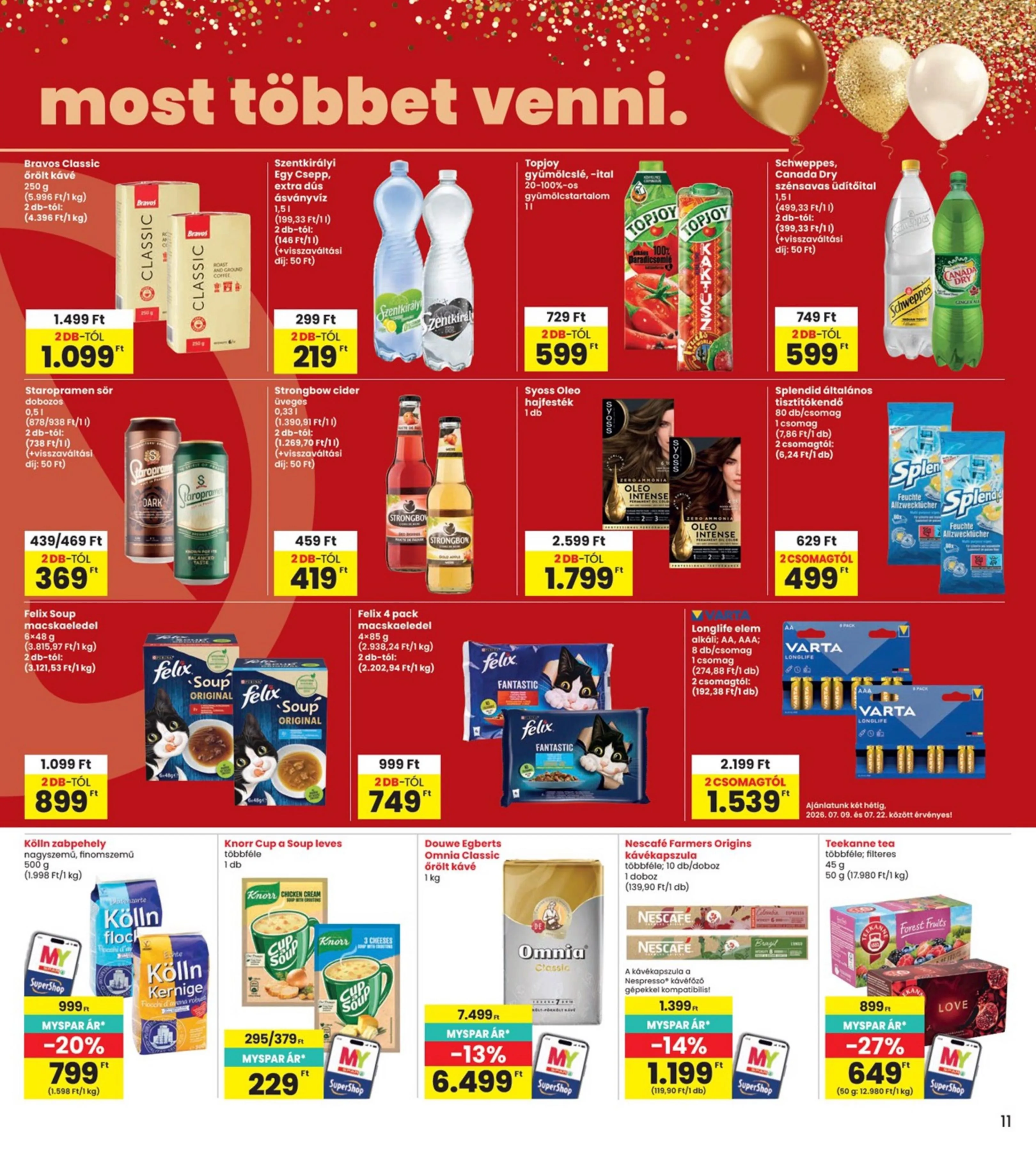 Interspar akciós újság 07.09–07.15 – 11. oldal