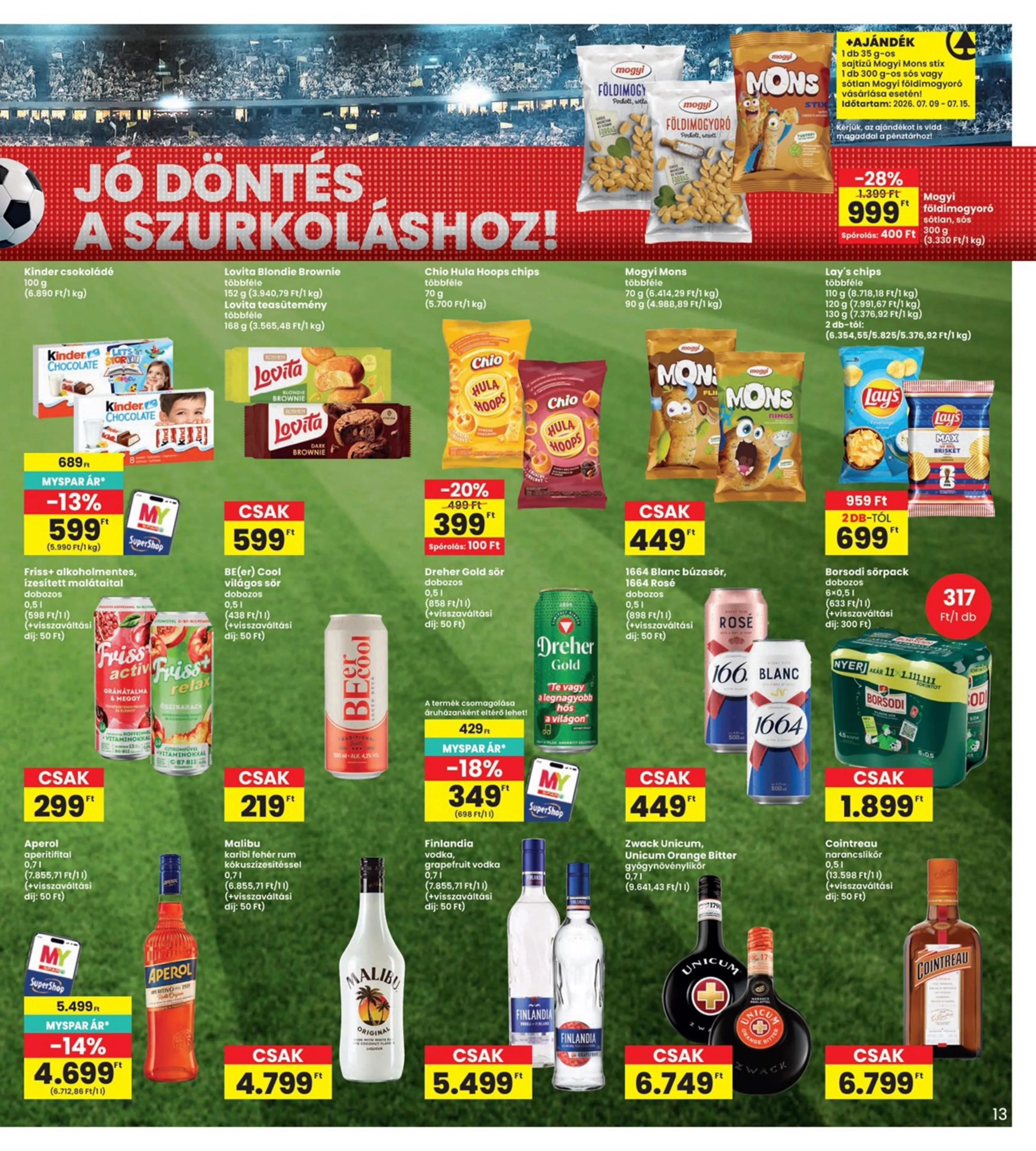 Interspar akciós újság 07.09–07.15 – 13. oldal