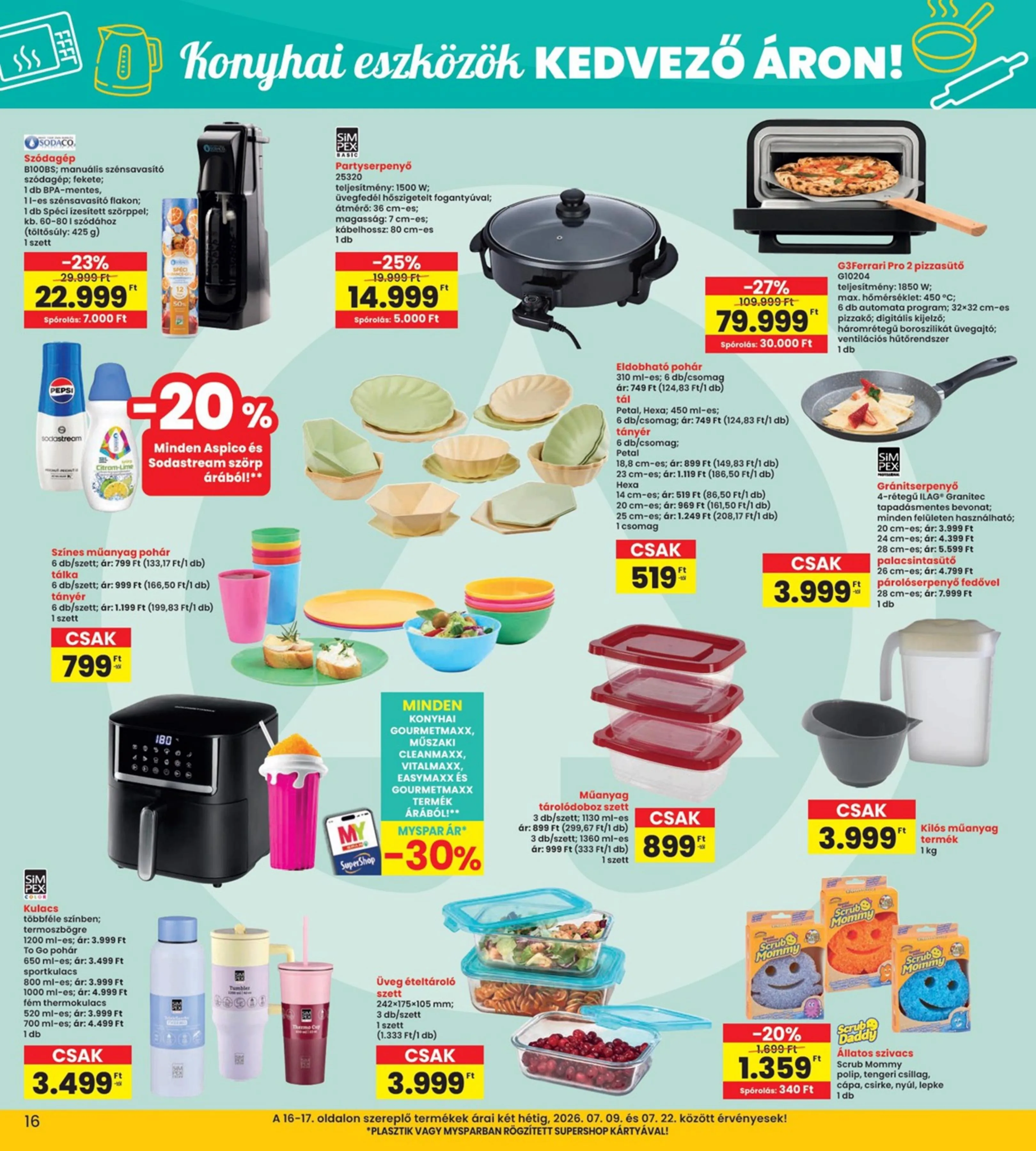 Interspar akciós újság 07.09–07.15 – 16. oldal