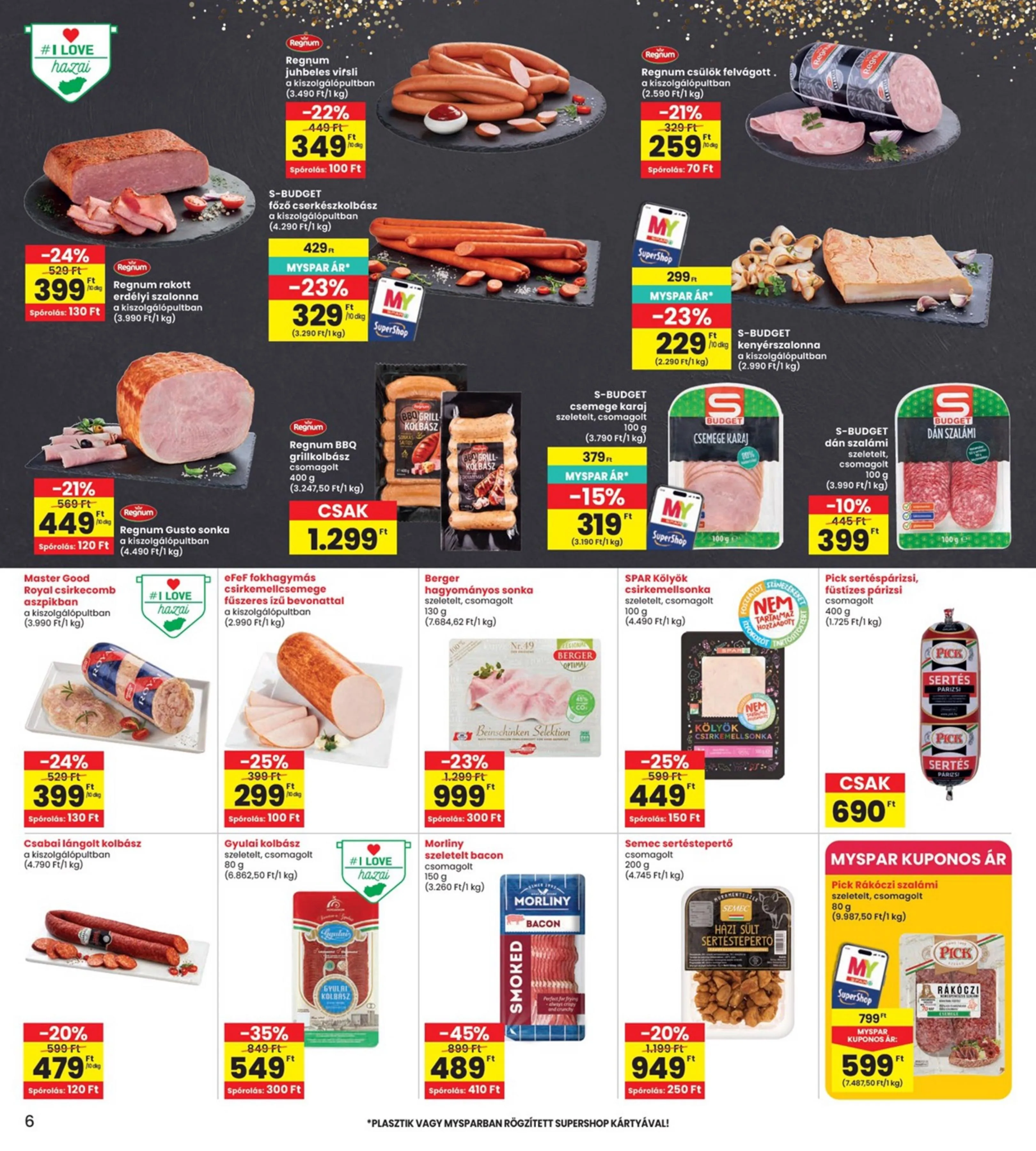 Interspar akciós újság 07.09–07.15 – 6. oldal