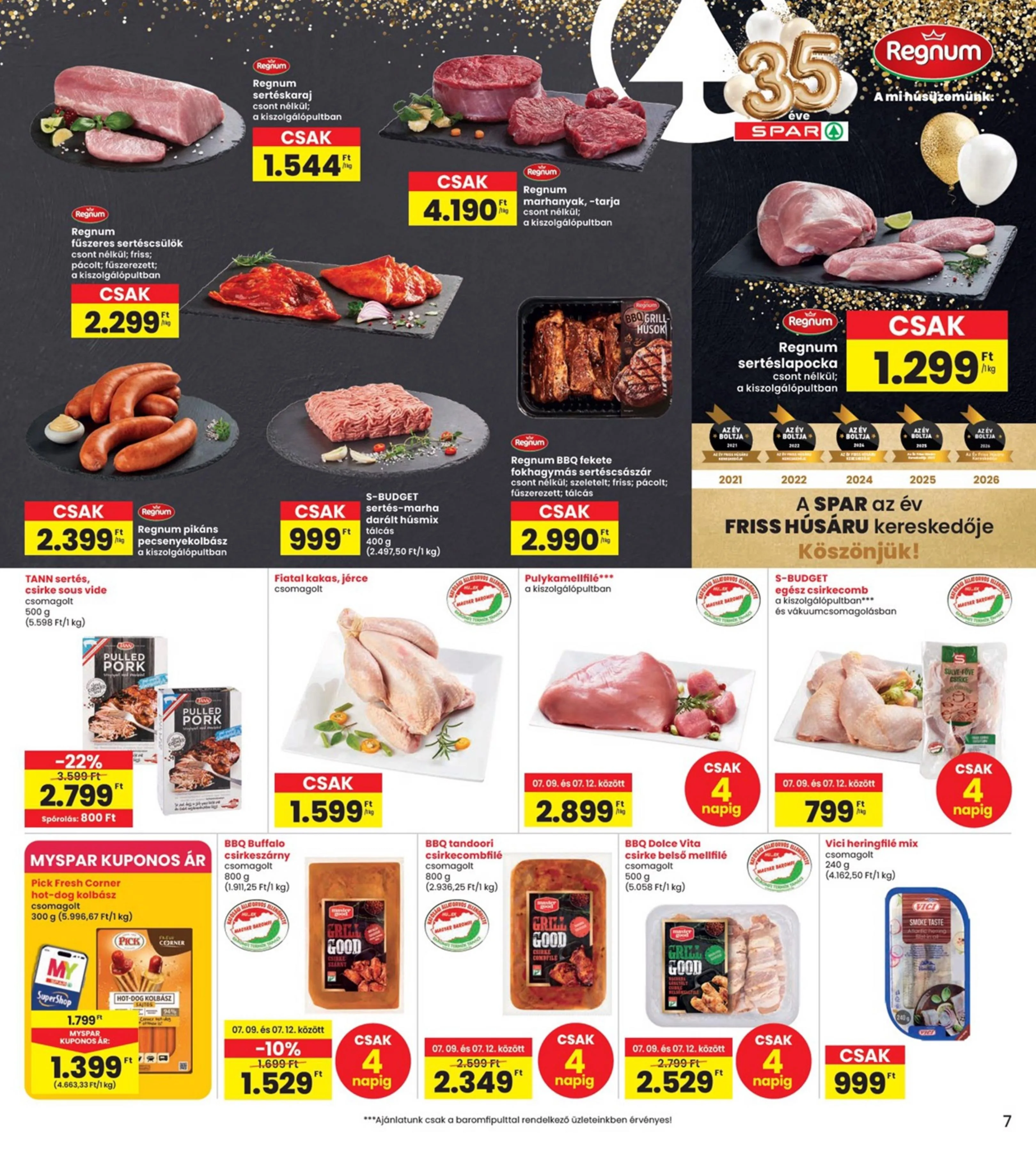 Interspar akciós újság 07.09–07.15 – 7. oldal