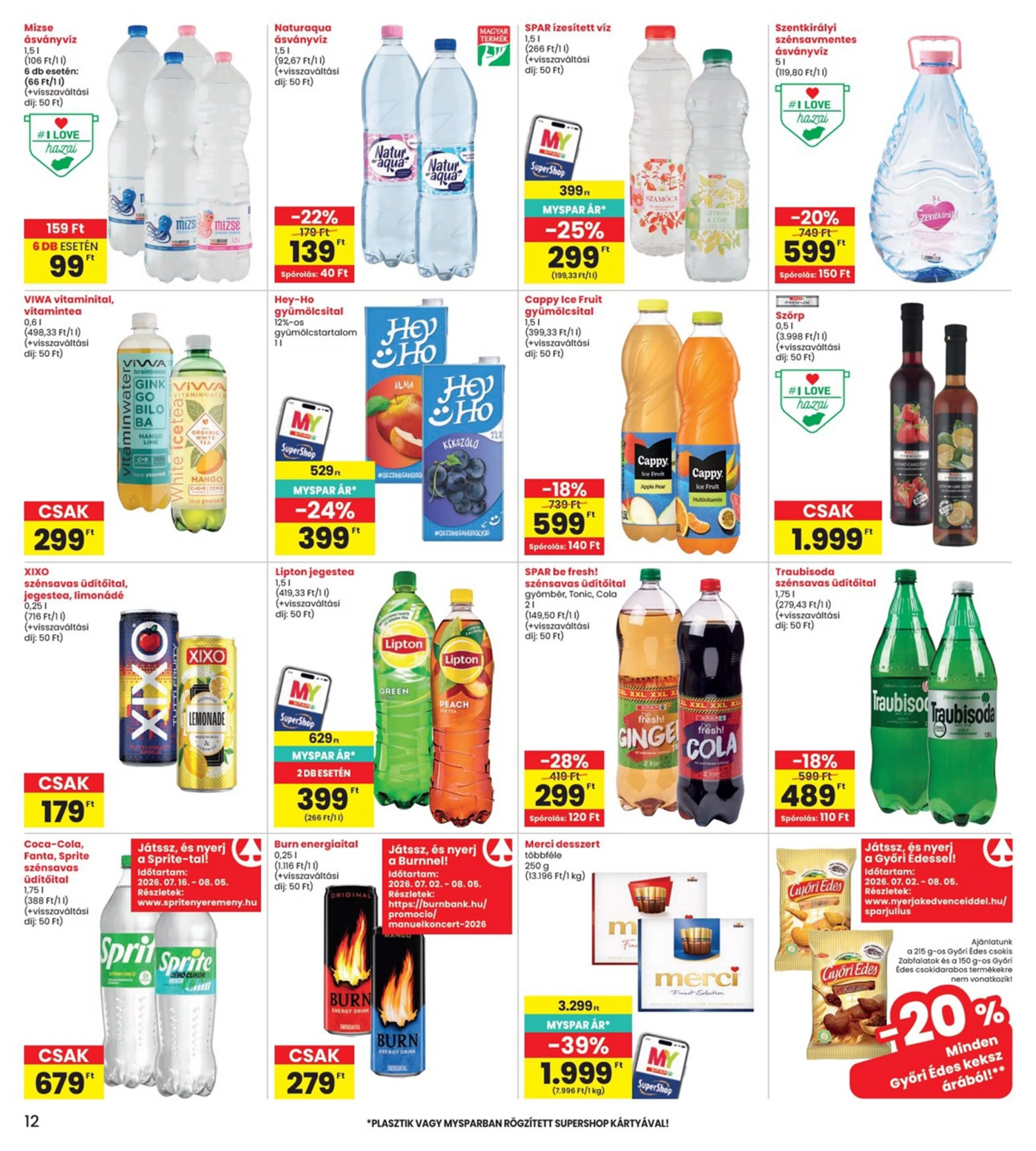 Interspar akciós újság 07.16–07.22 – 12. oldal