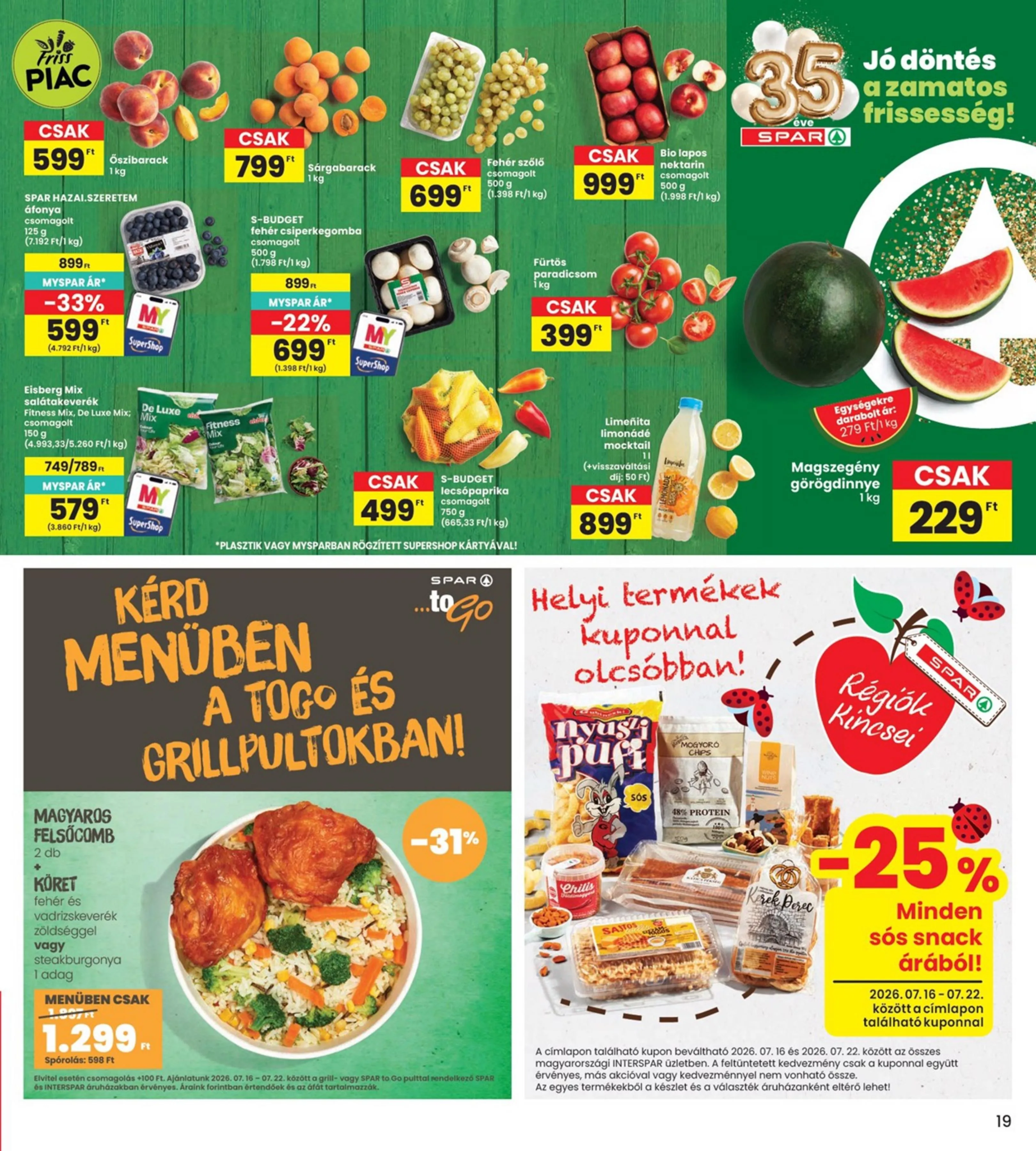 Interspar akciós újság 07.16–07.22 – 19. oldal