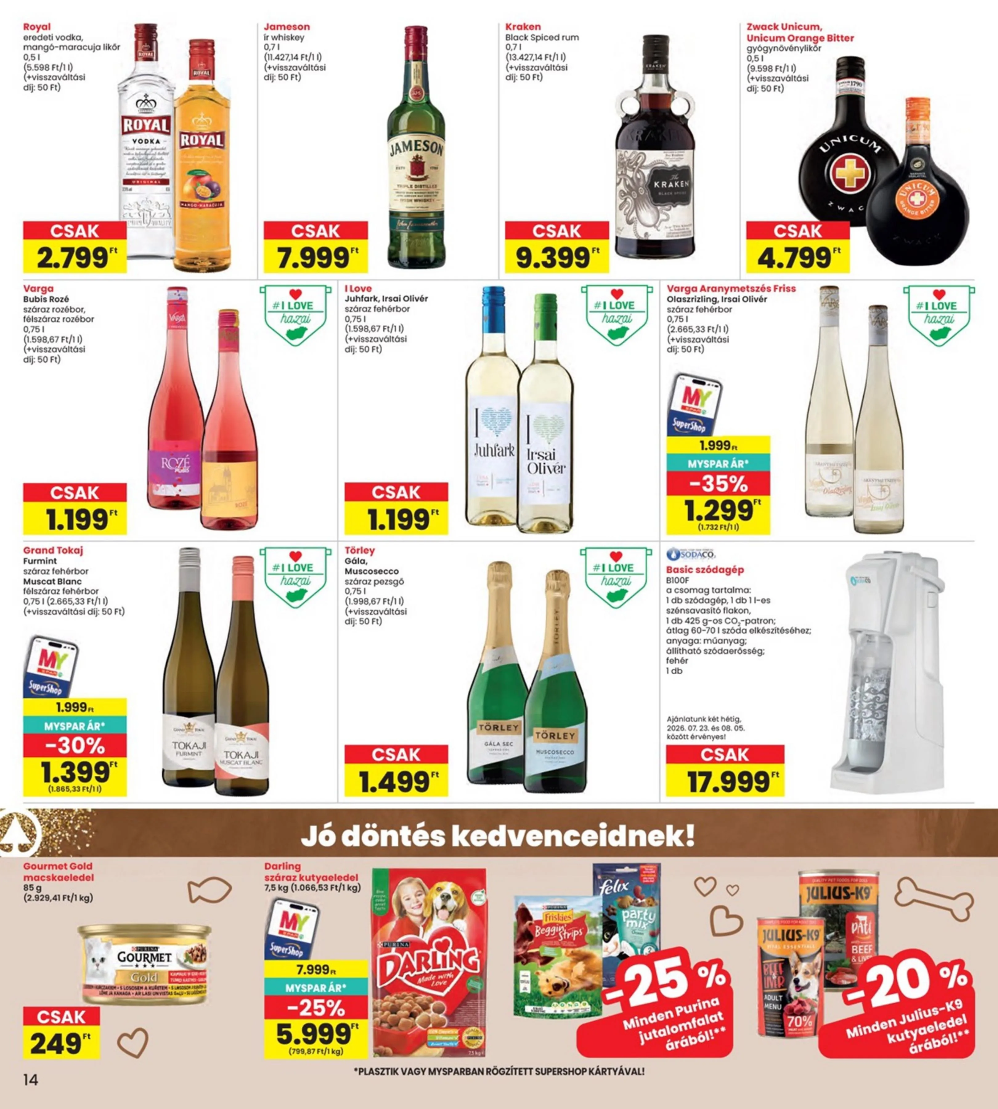 Interspar akciós újság 07.23–07.29 – 14. oldal