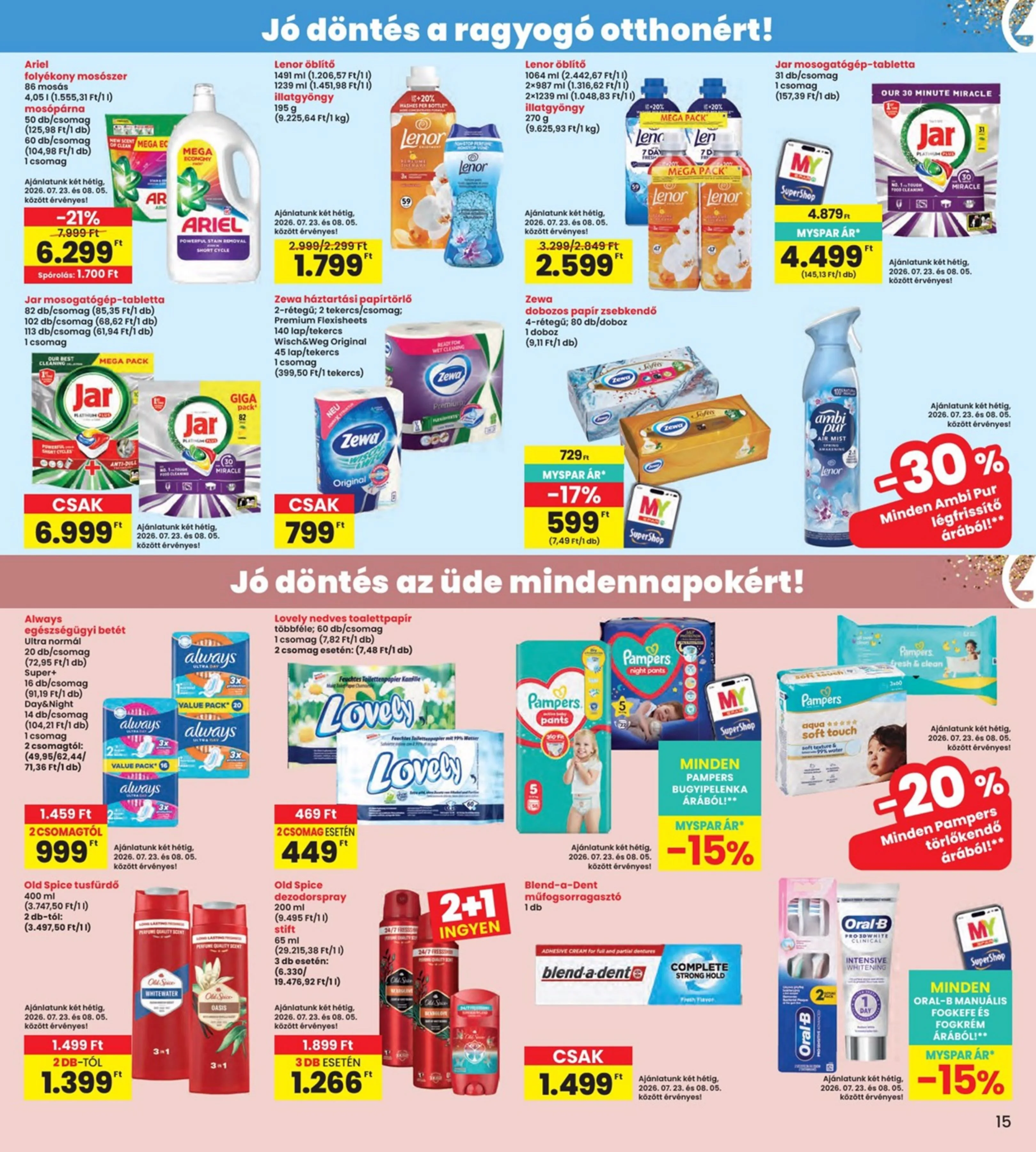 Interspar akciós újság 07.23–07.29 – 15. oldal
