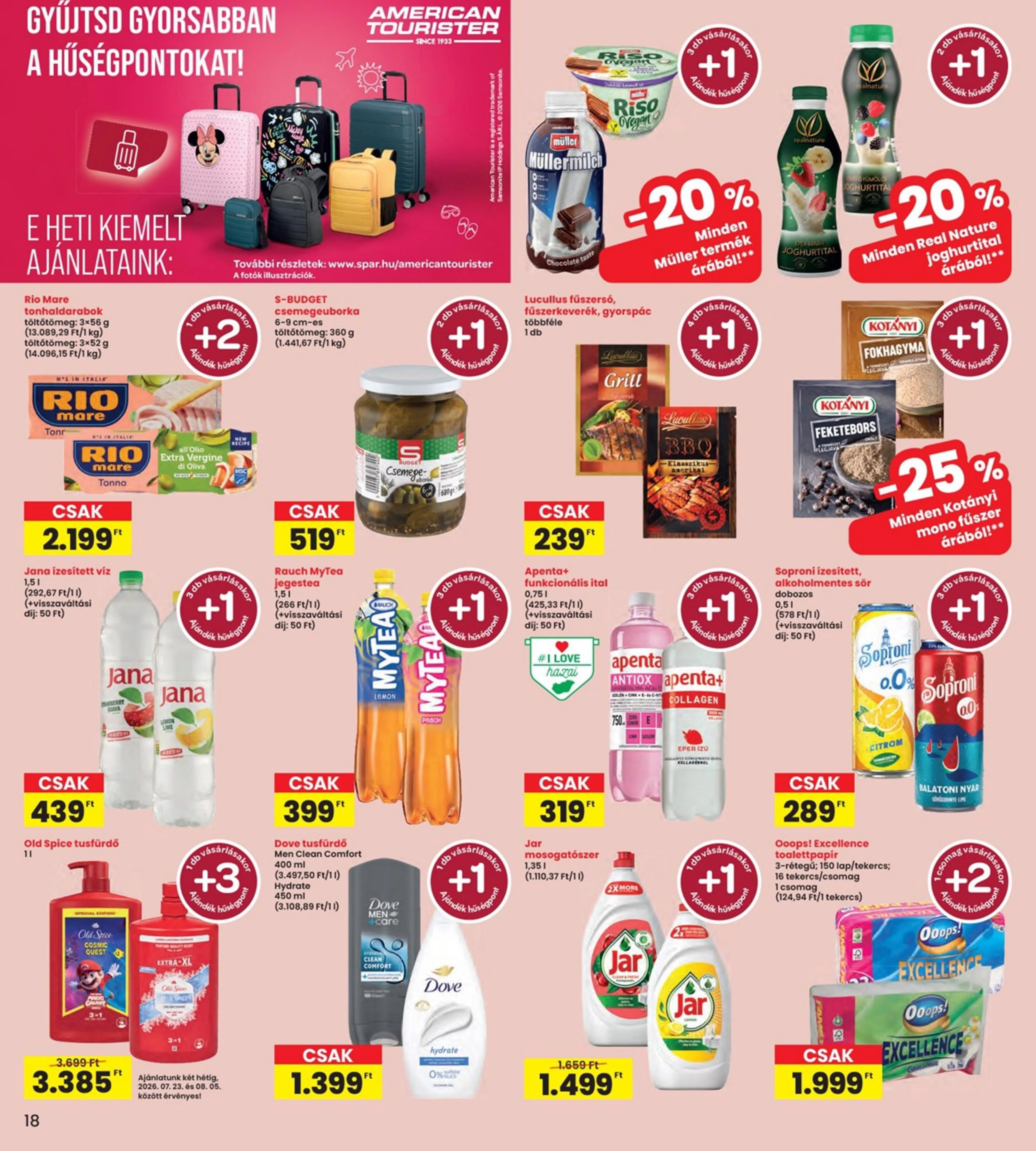 Interspar akciós újság 07.23–07.29 – 18. oldal
