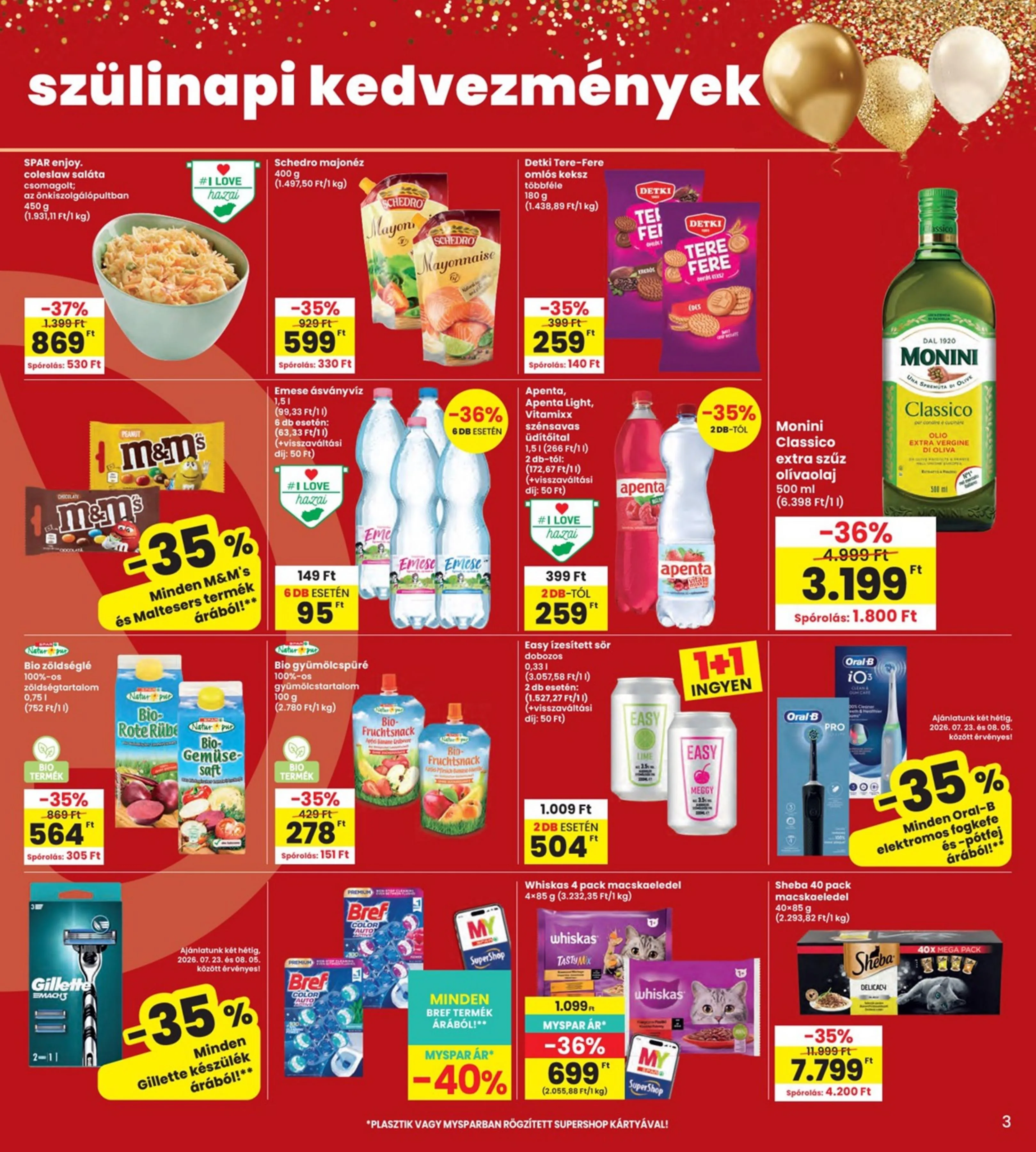 Interspar akciós újság 07.23–07.29 – 3. oldal