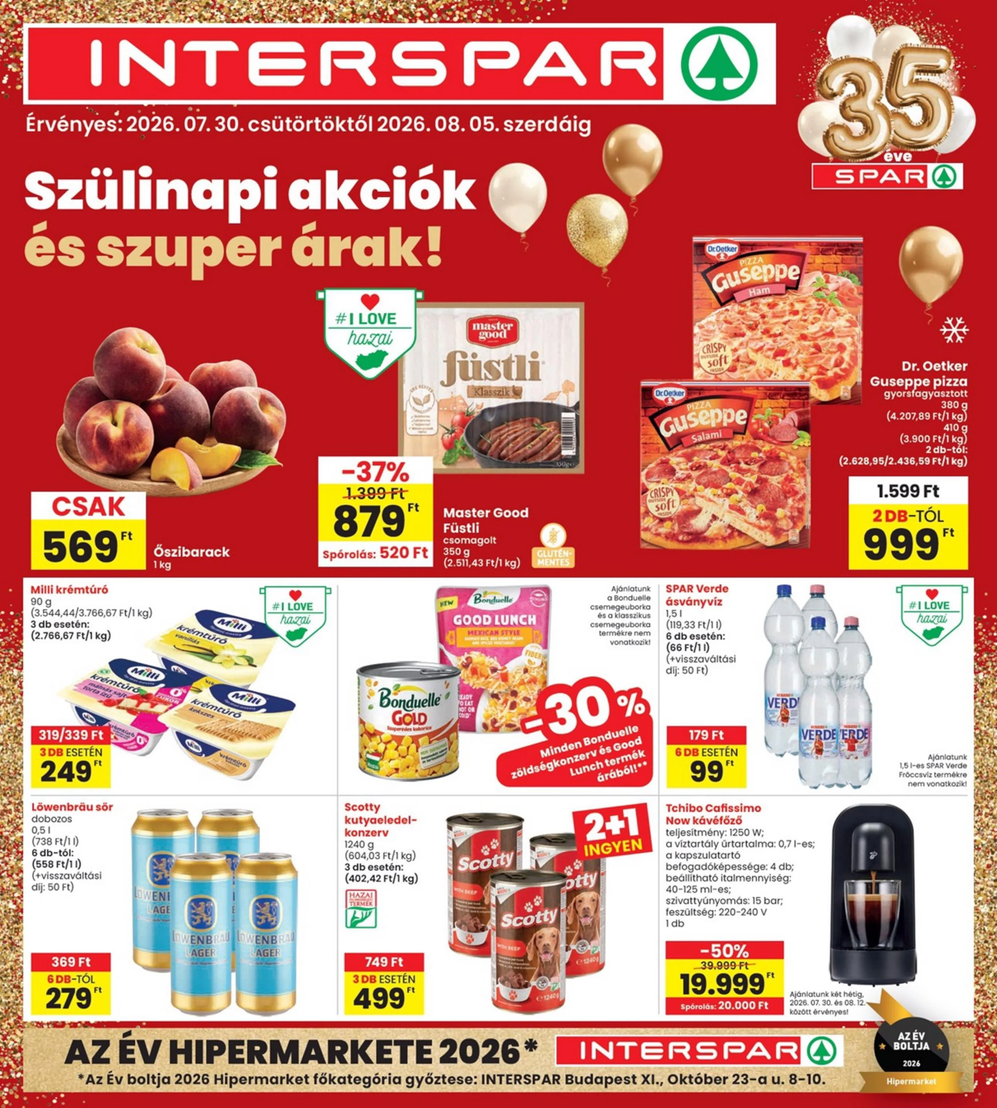 Interspar akciós újság 07.30–08.05