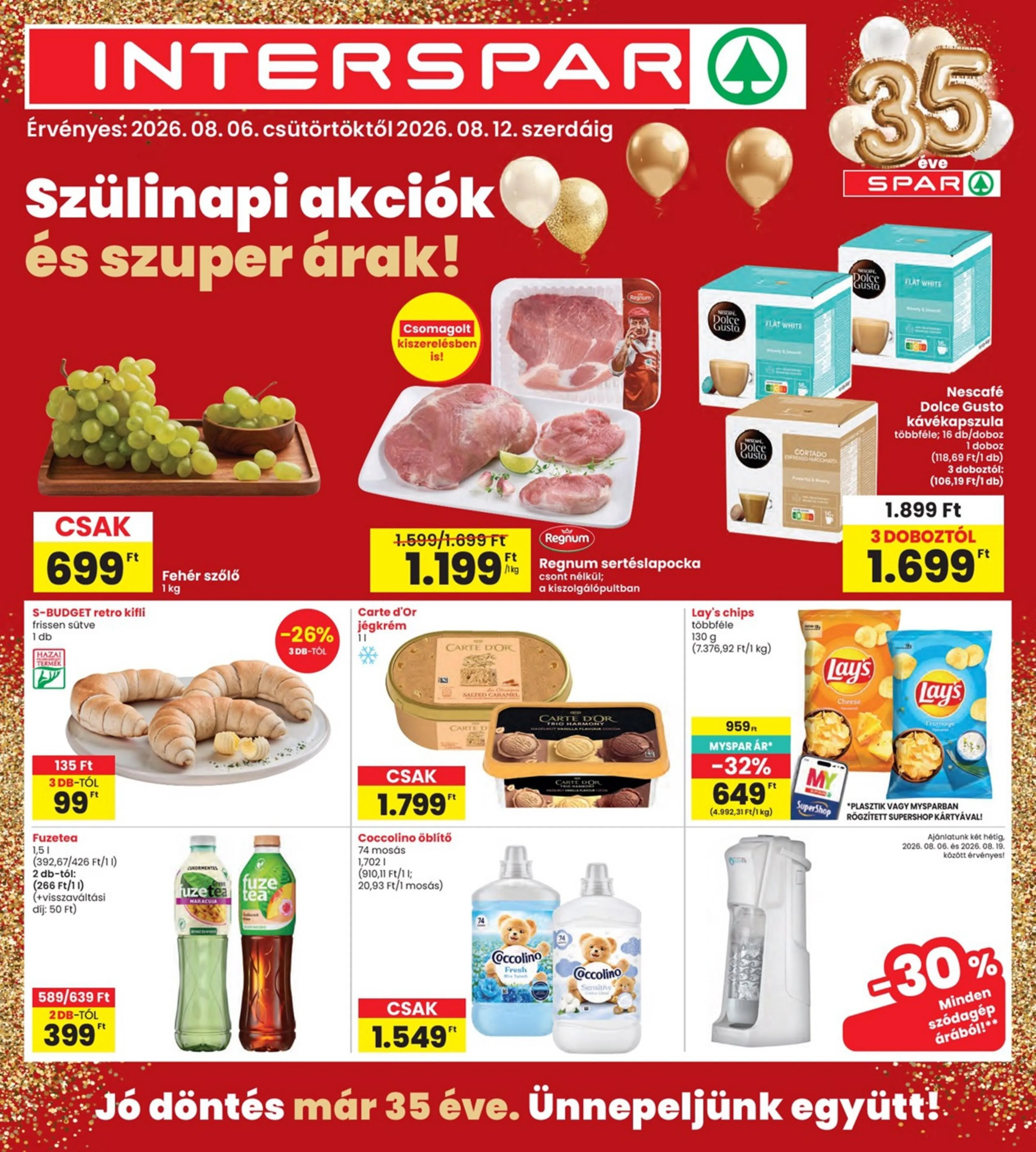 Interspar akciós újság 08.06–08.12