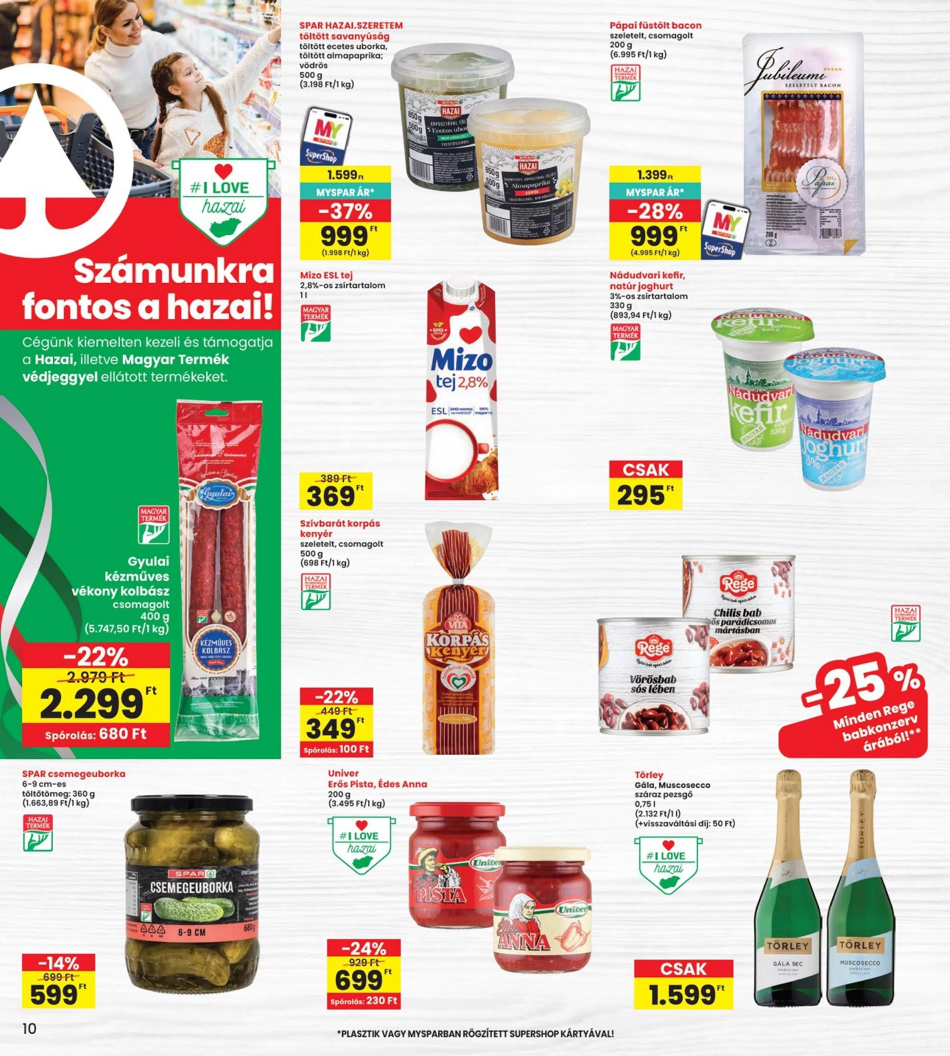 Interspar akciós újság 08.13–08.19 – 10. oldal