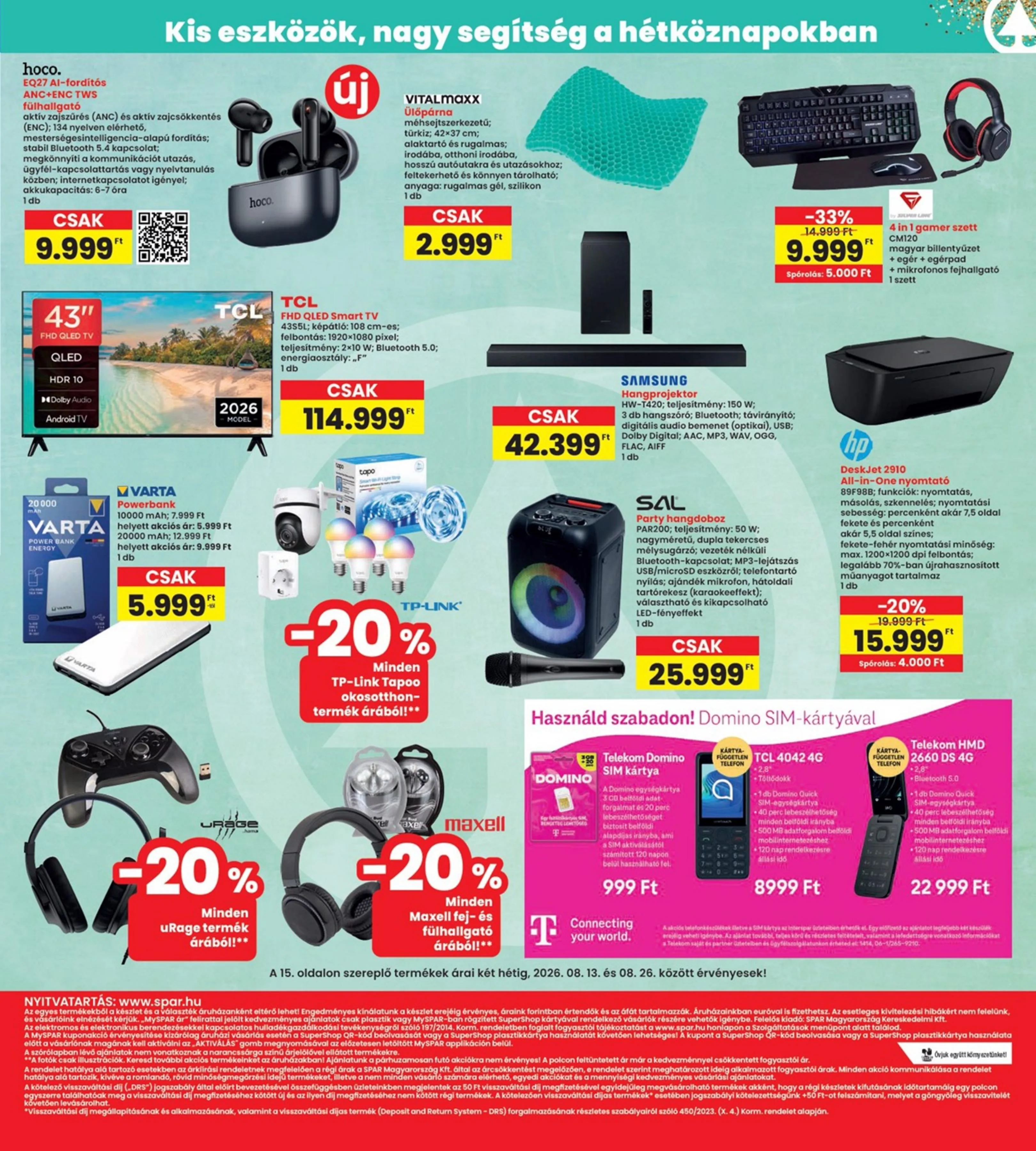Interspar akciós újság 08.13–08.19 – 15. oldal