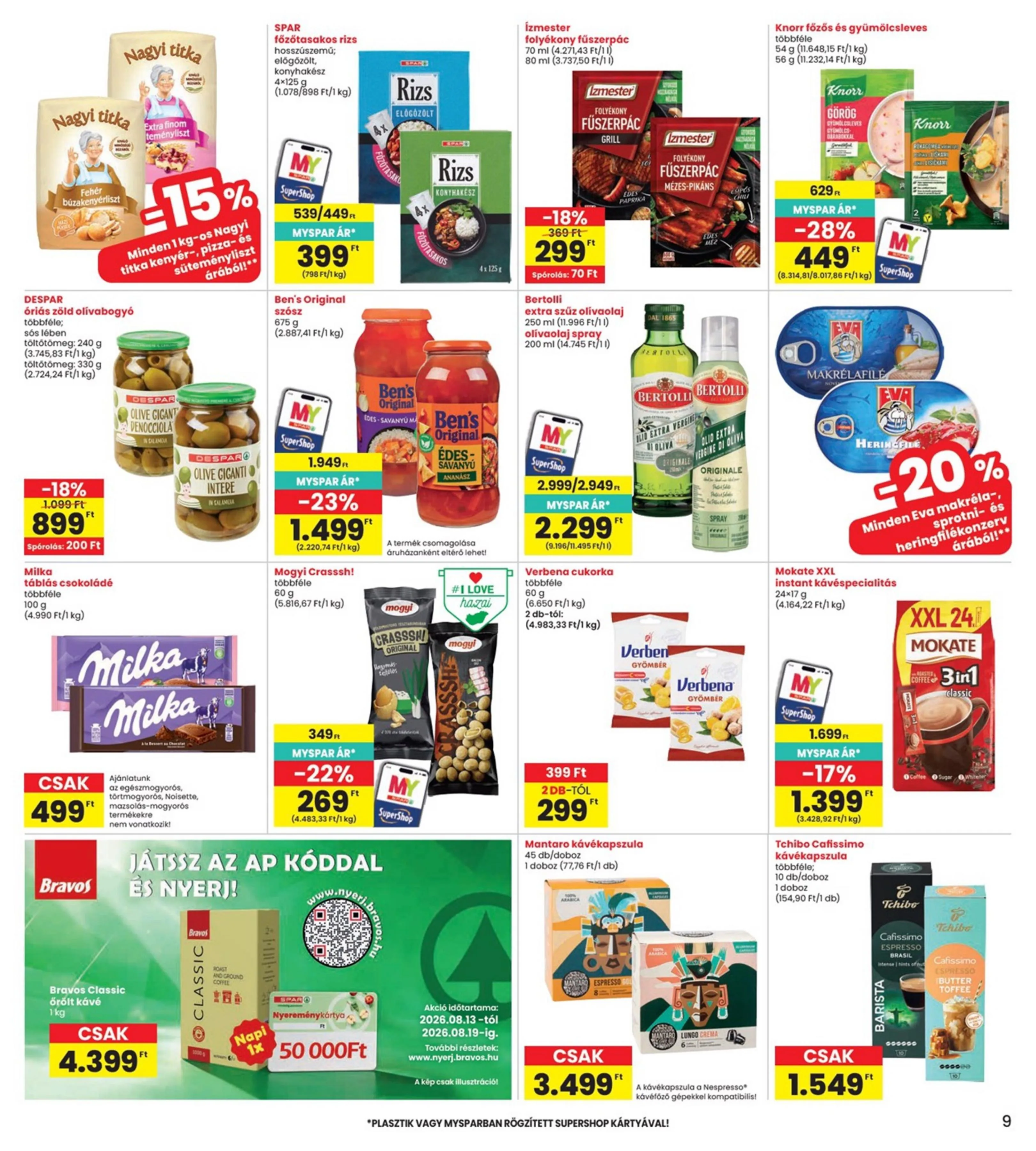 Interspar akciós újság 08.13–08.19 – 9. oldal