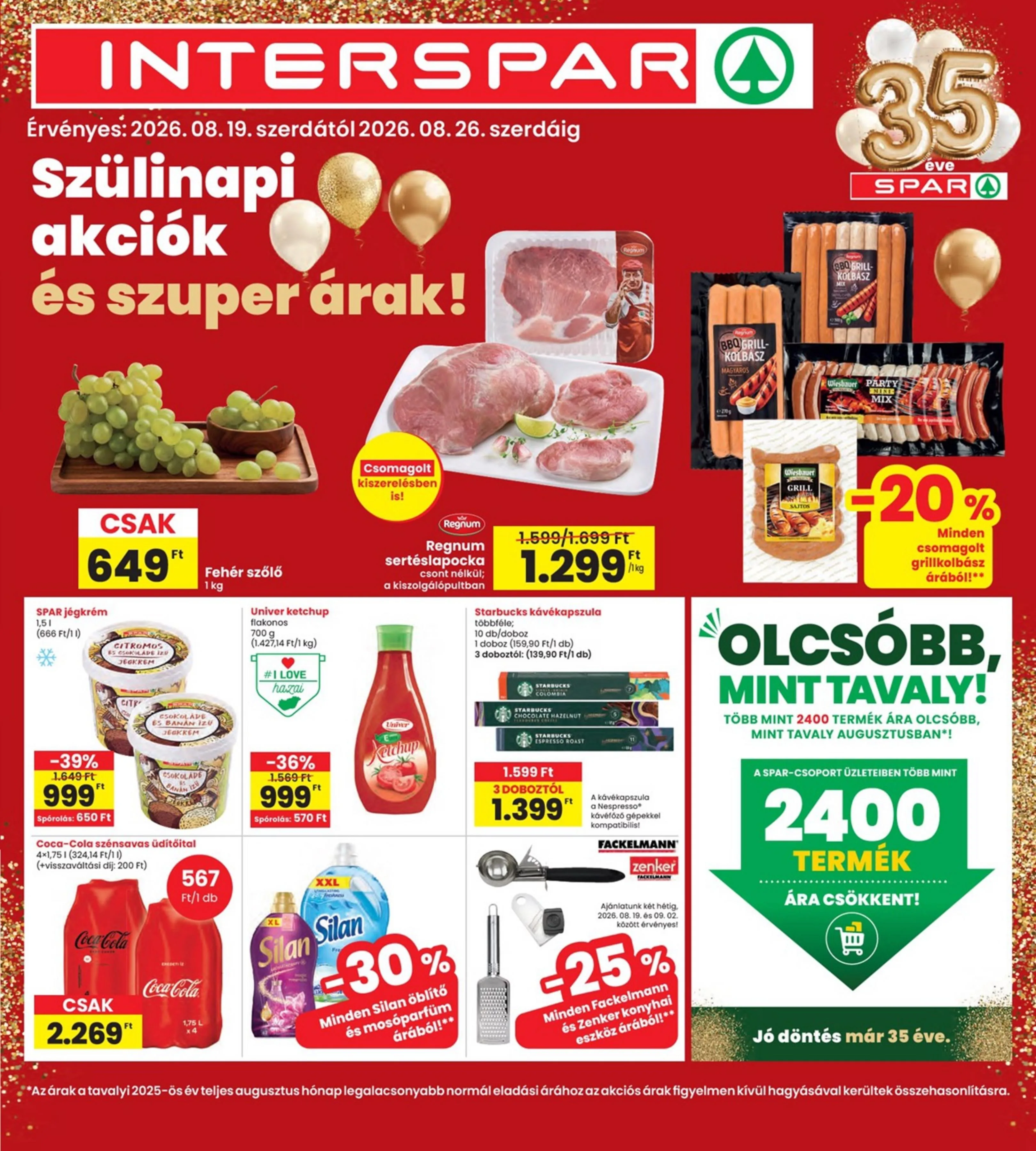 Interspar akciós újság 08.19–08.26