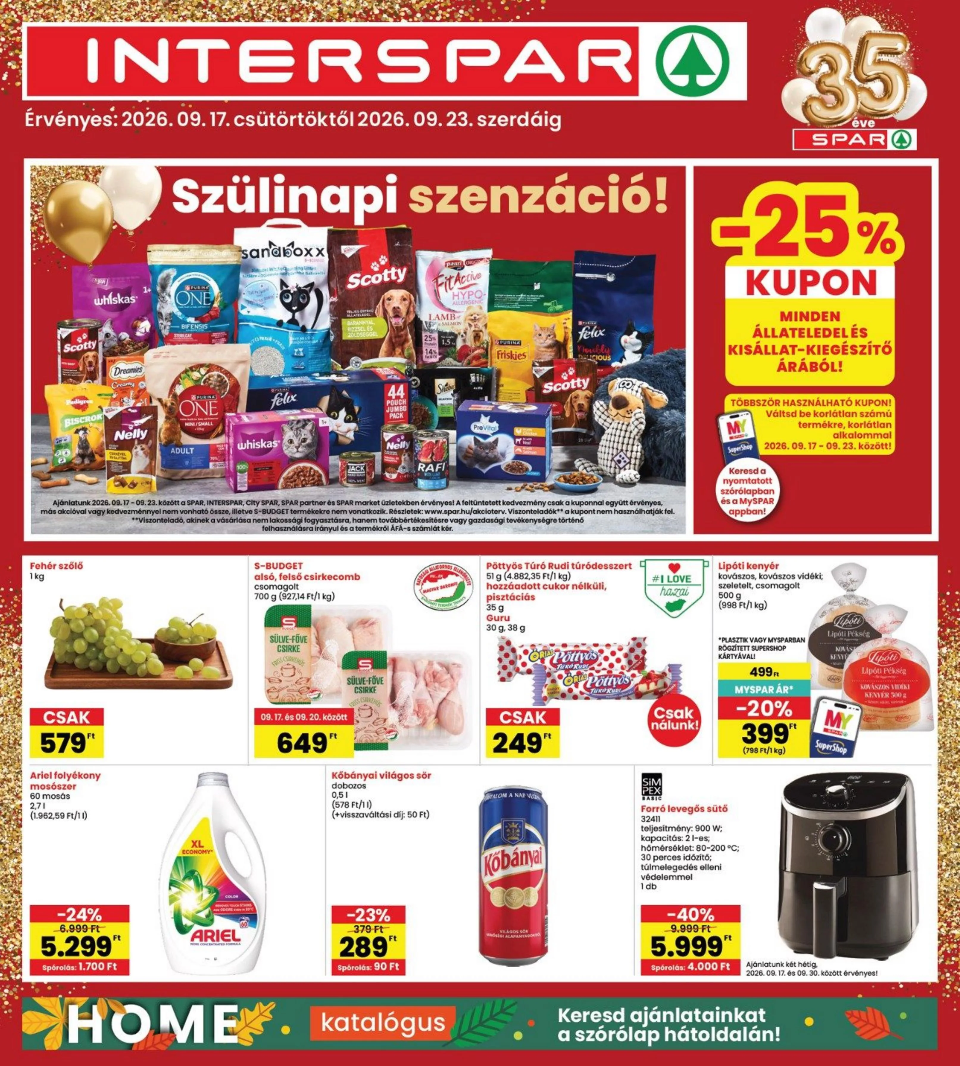 Interspar akciós újság 09.17–09.23