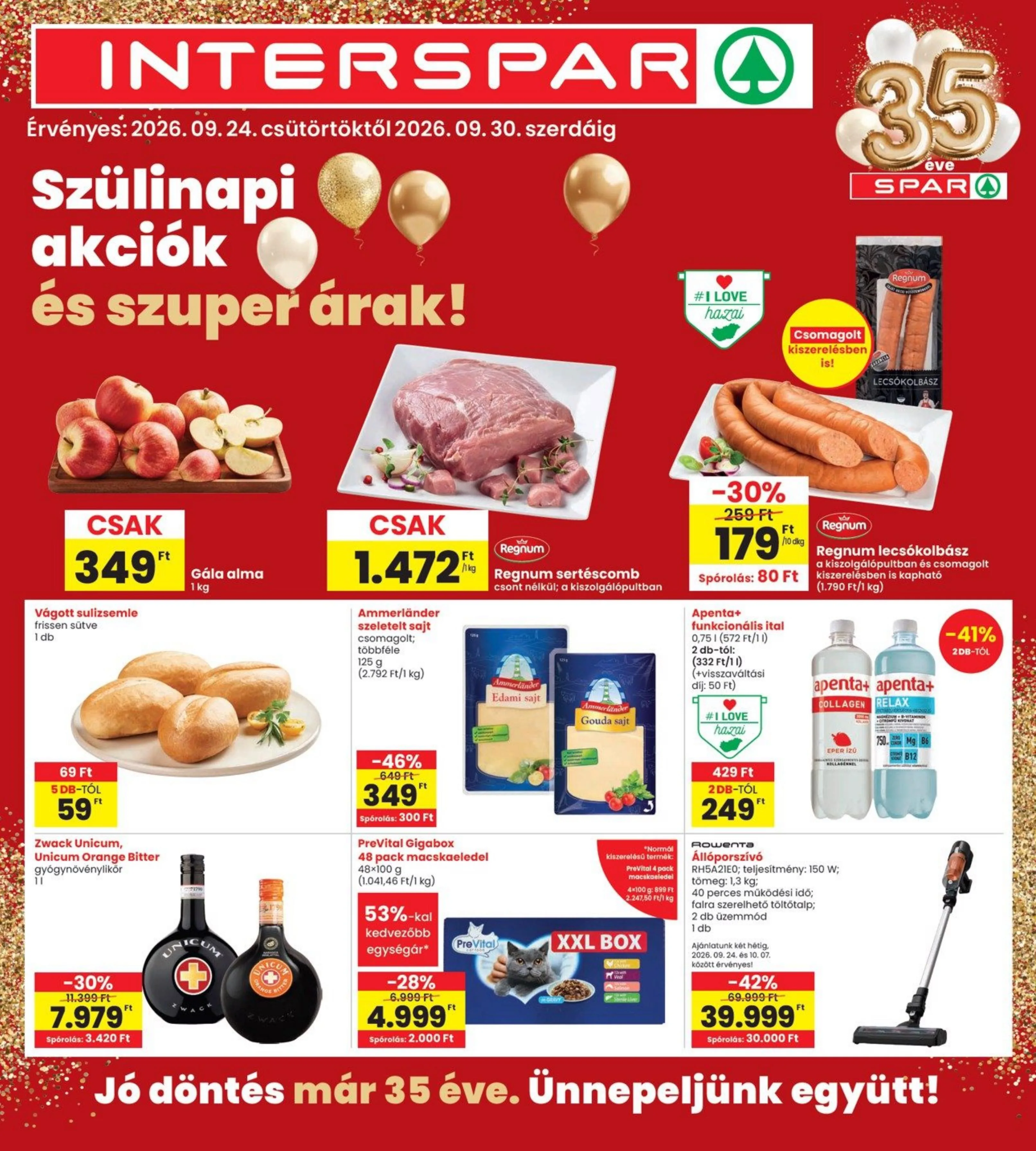 Interspar akciós újság 09.24–09.30