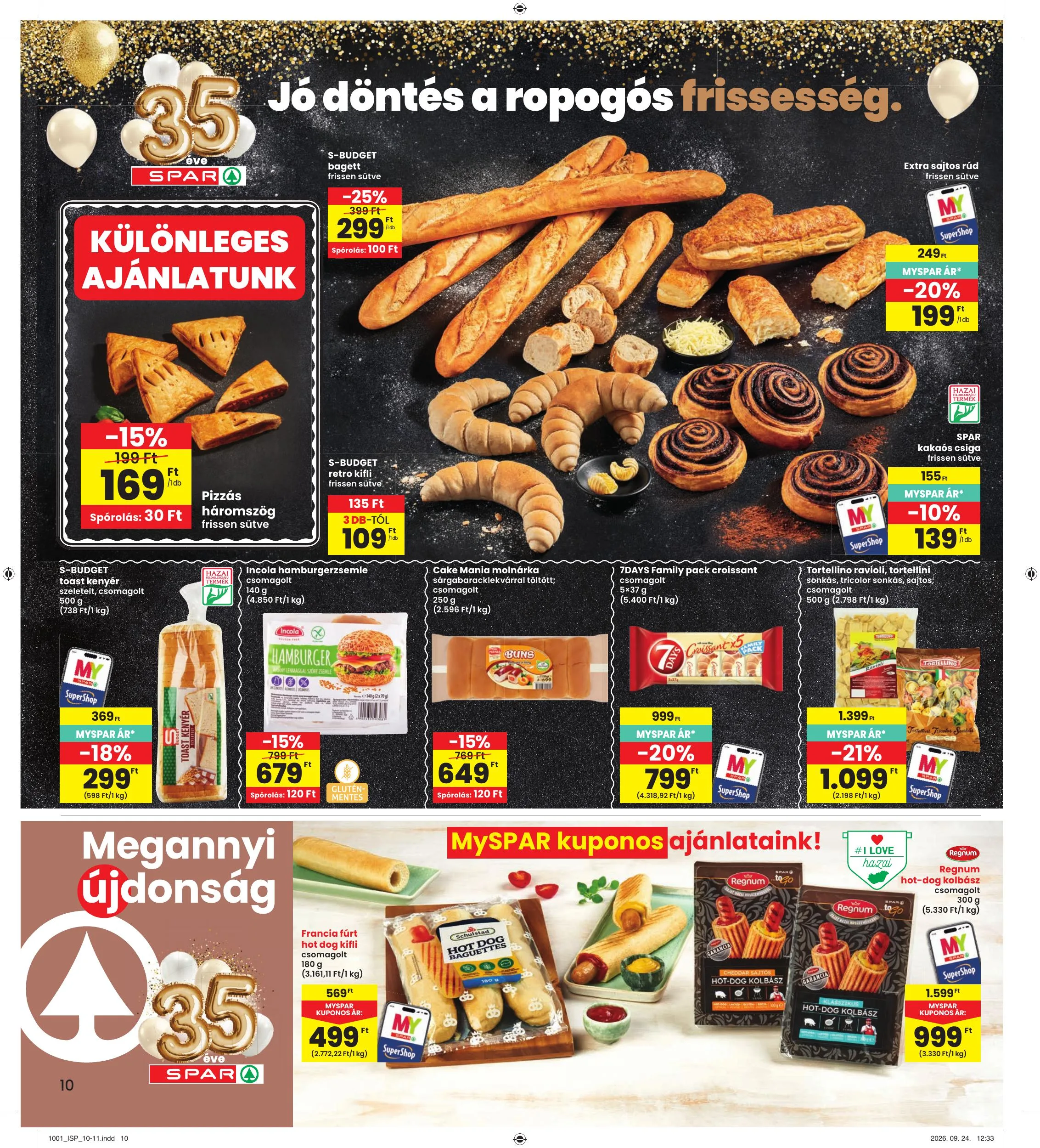 Interspar akciós újság 10.01–10.07 – 10. oldal