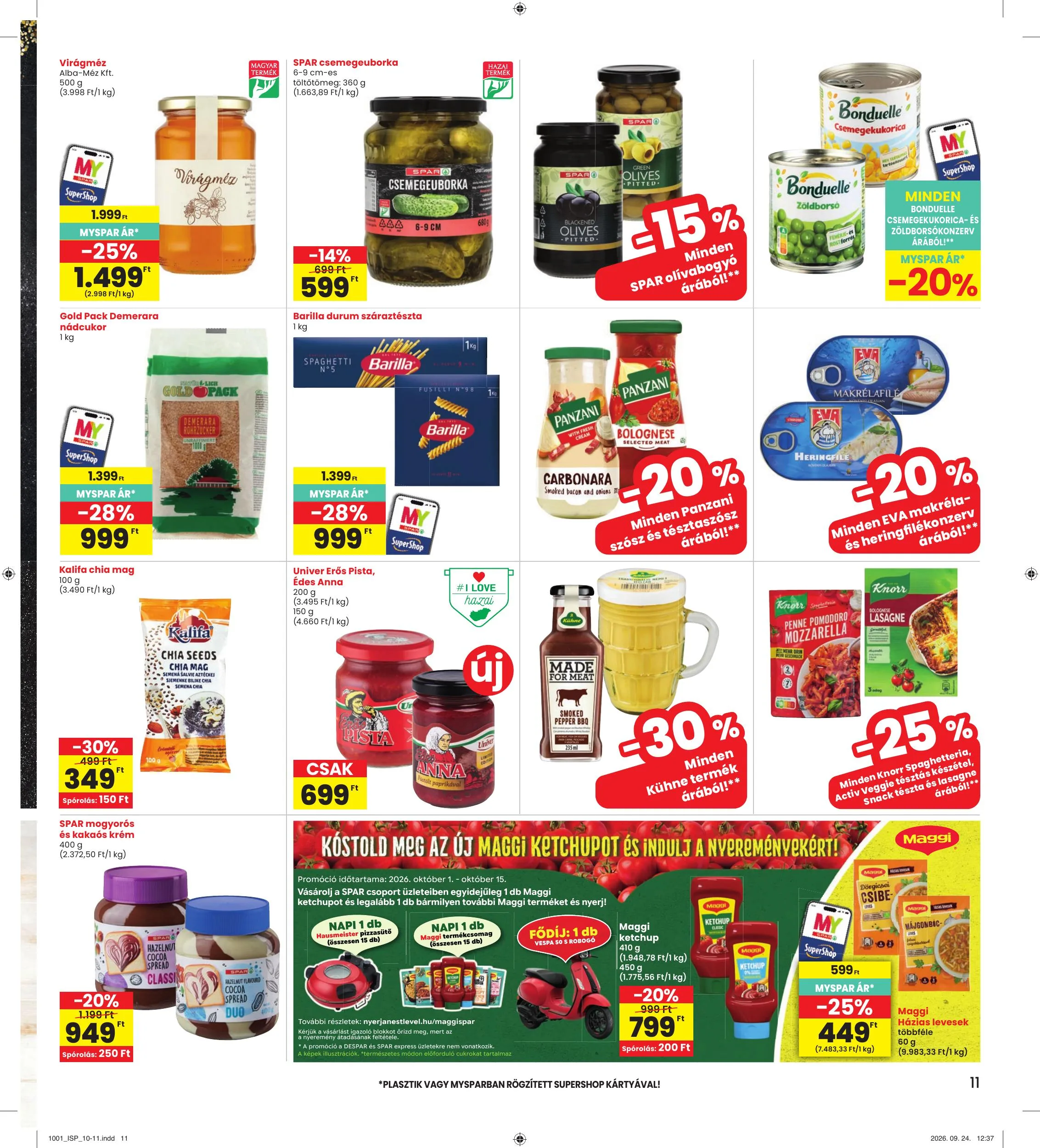 Interspar akciós újság 10.01–10.07 – 11. oldal