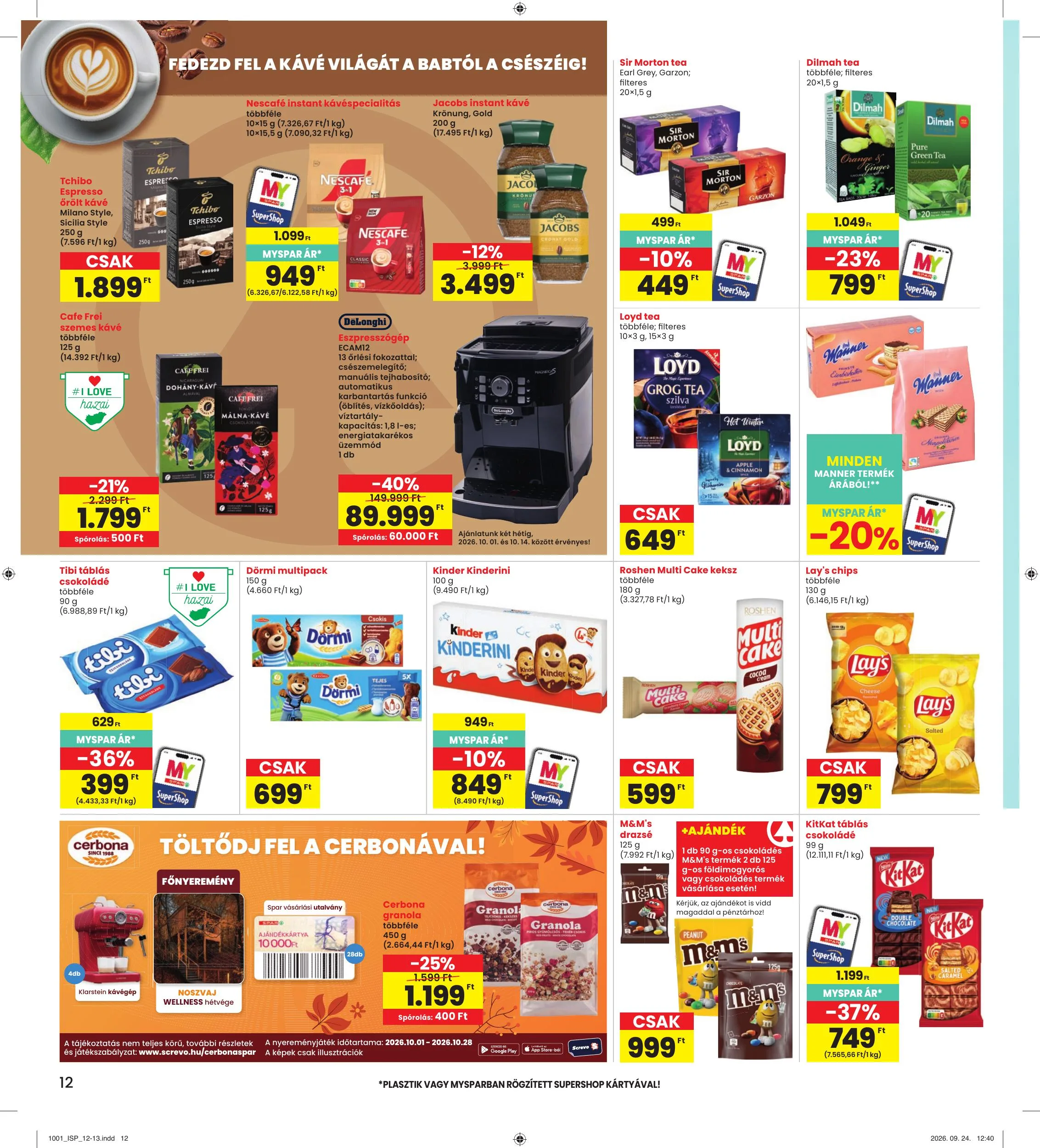 Interspar akciós újság 10.01–10.07 – 12. oldal