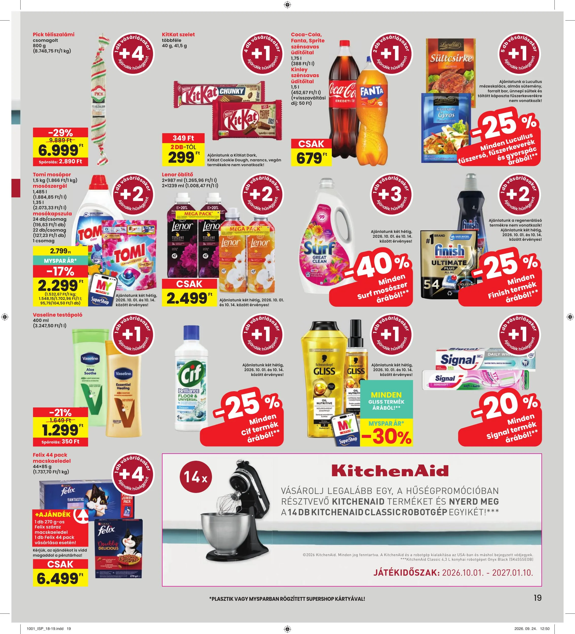 Interspar akciós újság 10.01–10.07 – 19. oldal