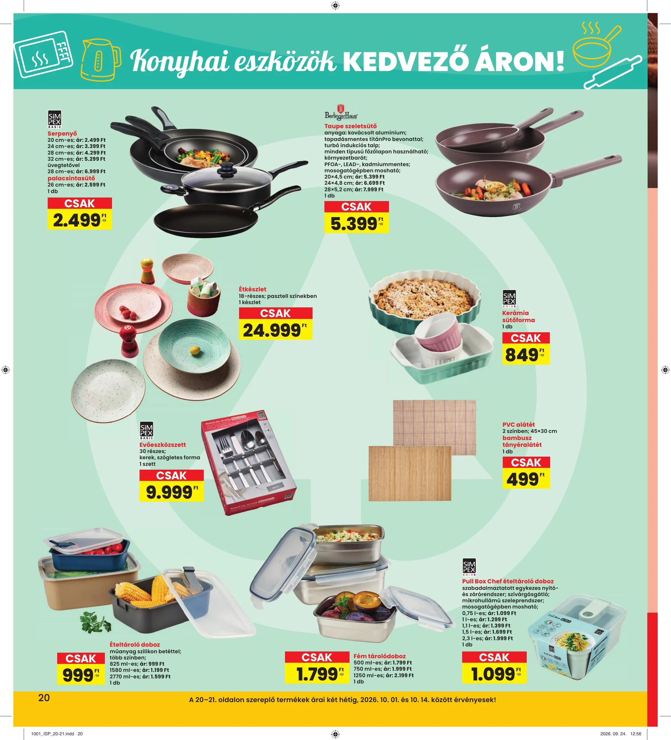 Interspar akciós újság 10.01–10.07 – 20. oldal