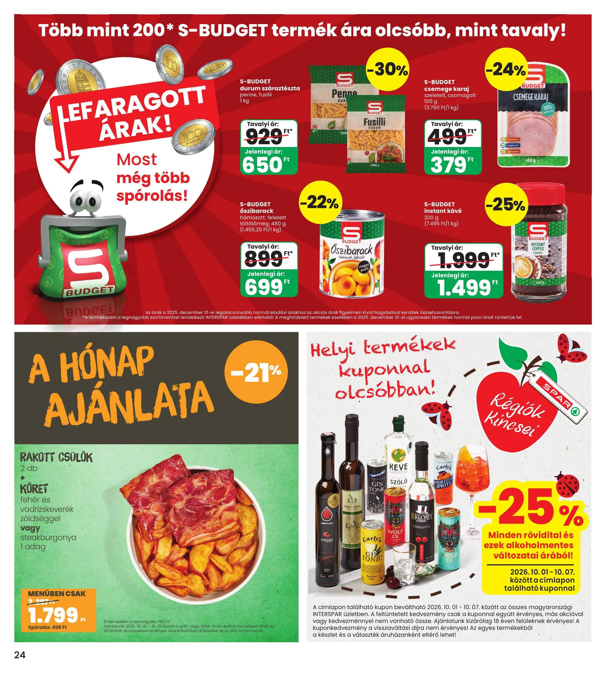Interspar akciós újság 10.01–10.07 – 24. oldal
