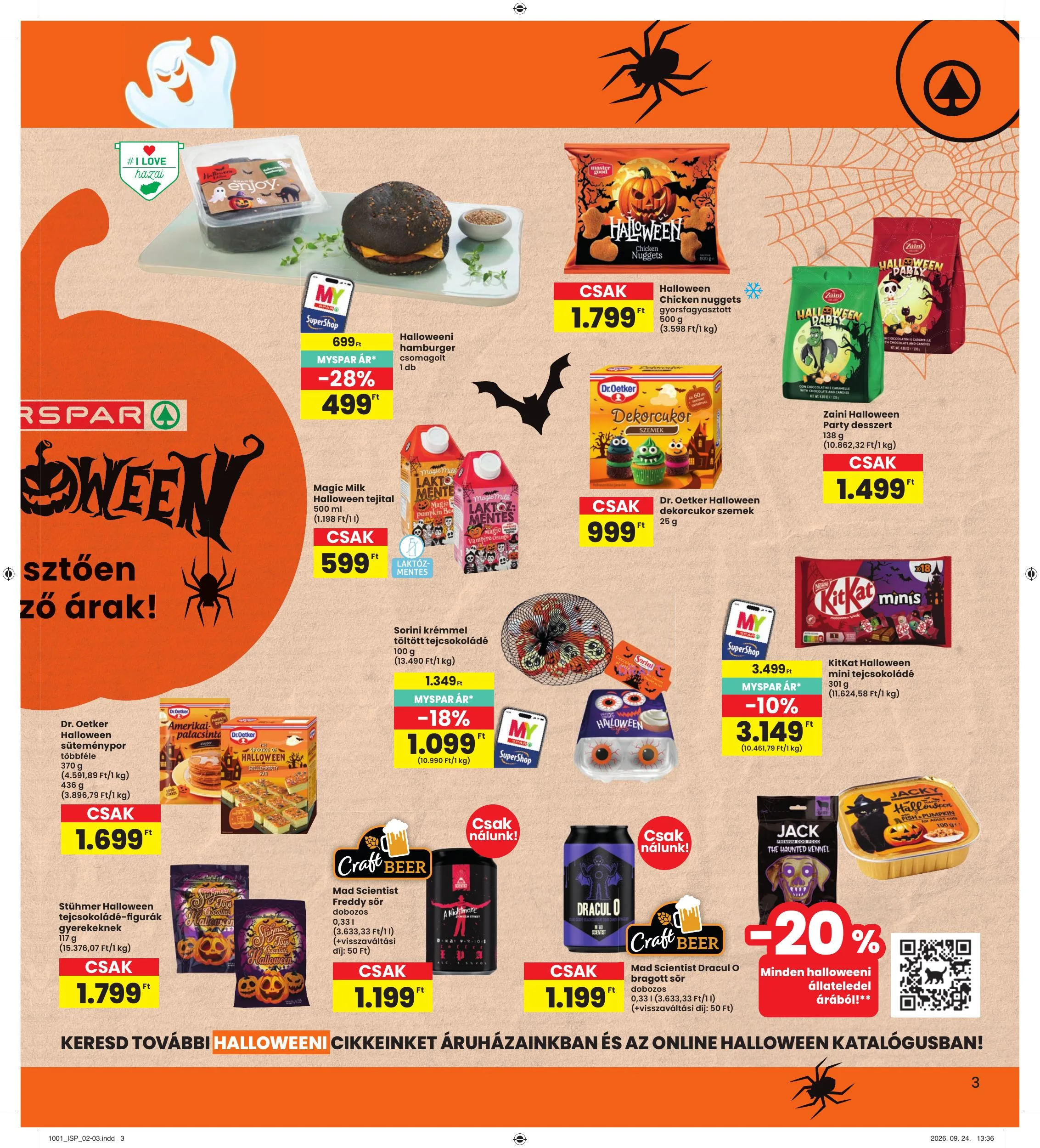 Interspar akciós újság 10.01–10.07 – 3. oldal