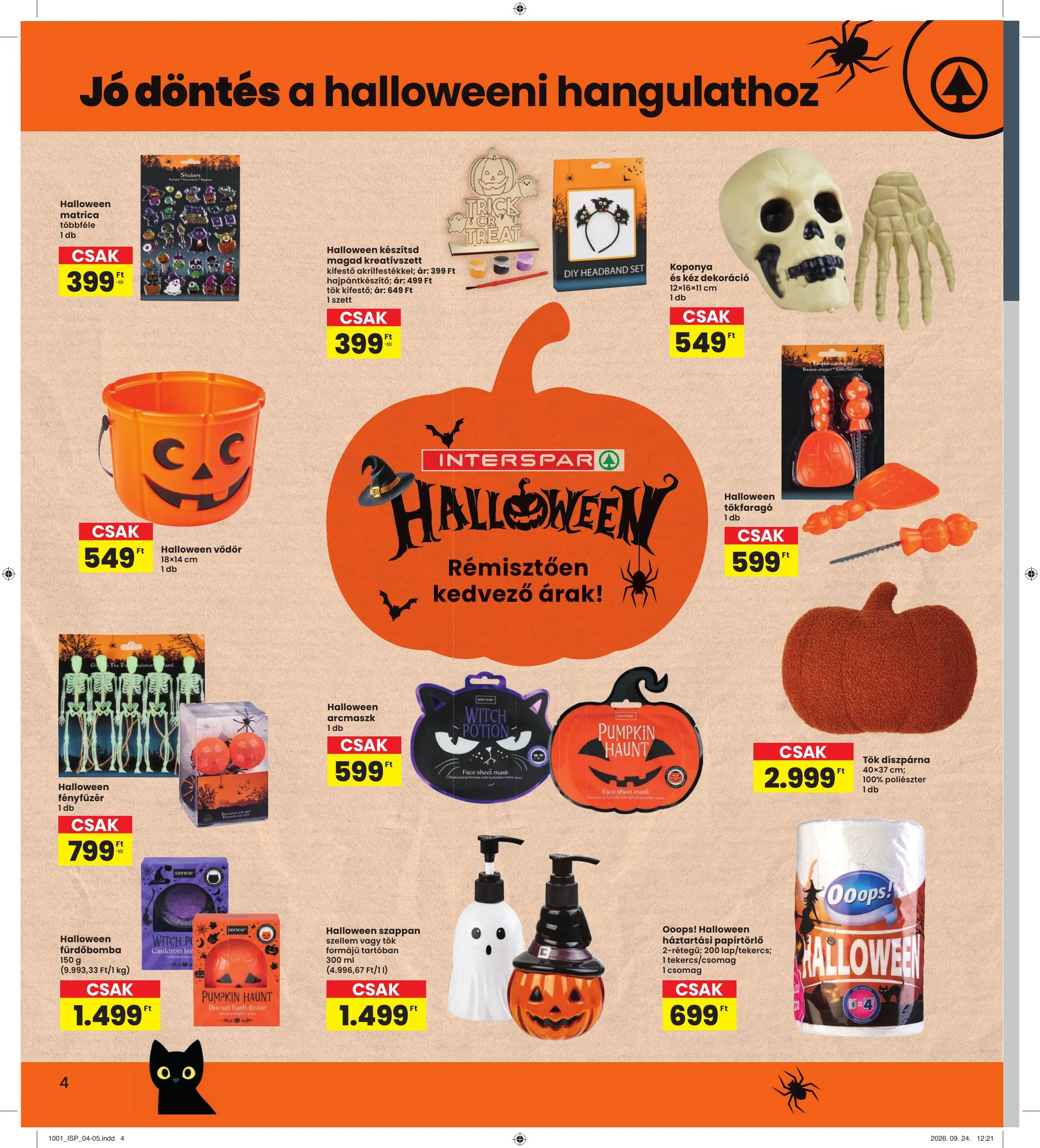 Interspar akciós újság 10.01–10.07 – 4. oldal