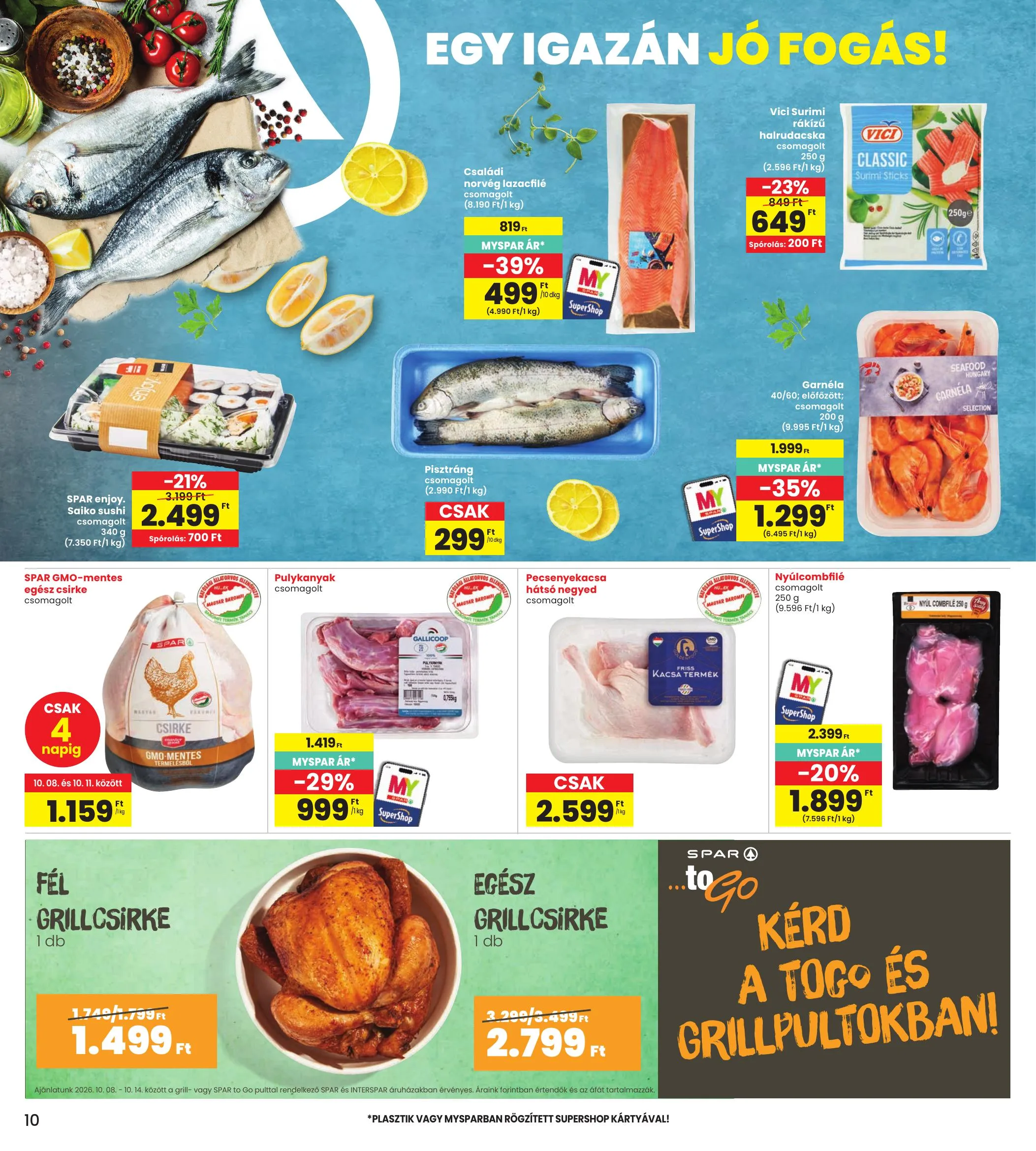 Interspar akciós újság 10.08–10.14 – 10. oldal