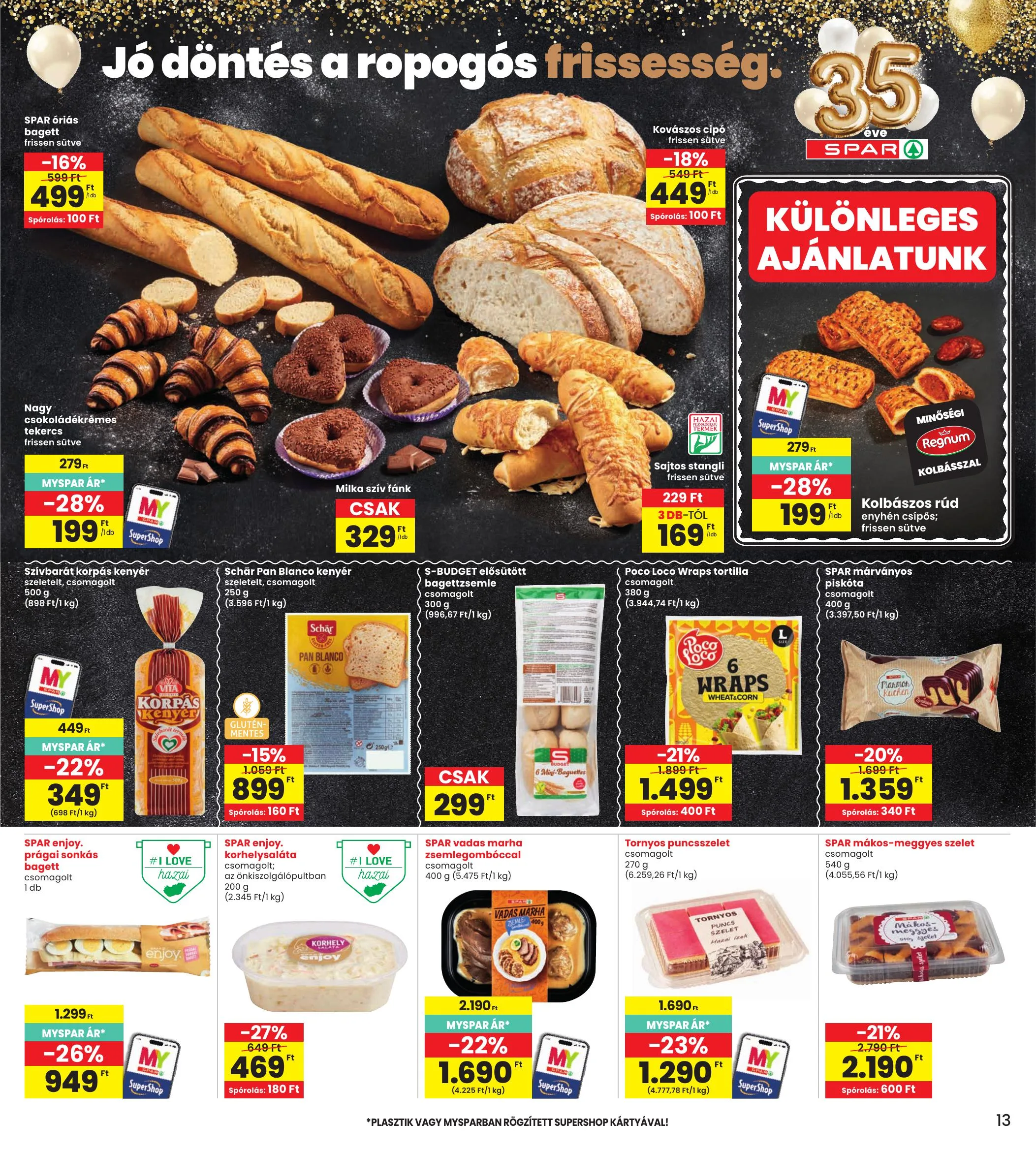 Interspar akciós újság 10.08–10.14 – 13. oldal